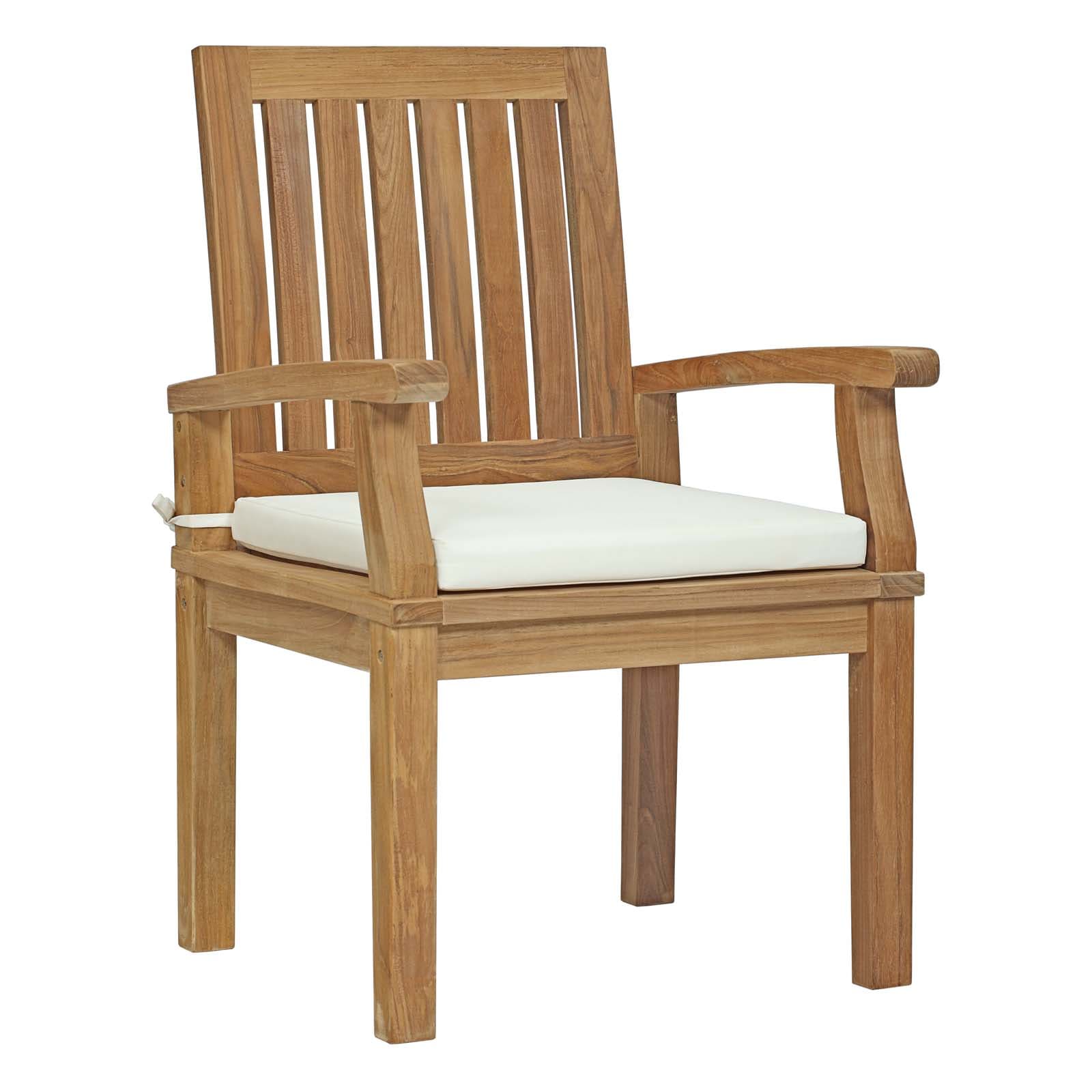 Modway Marina 7 Piece Outdoor Patio Teak Outdoor Dining Set-EEI-3279 | Outdoor Dining Set | Modishstore-2