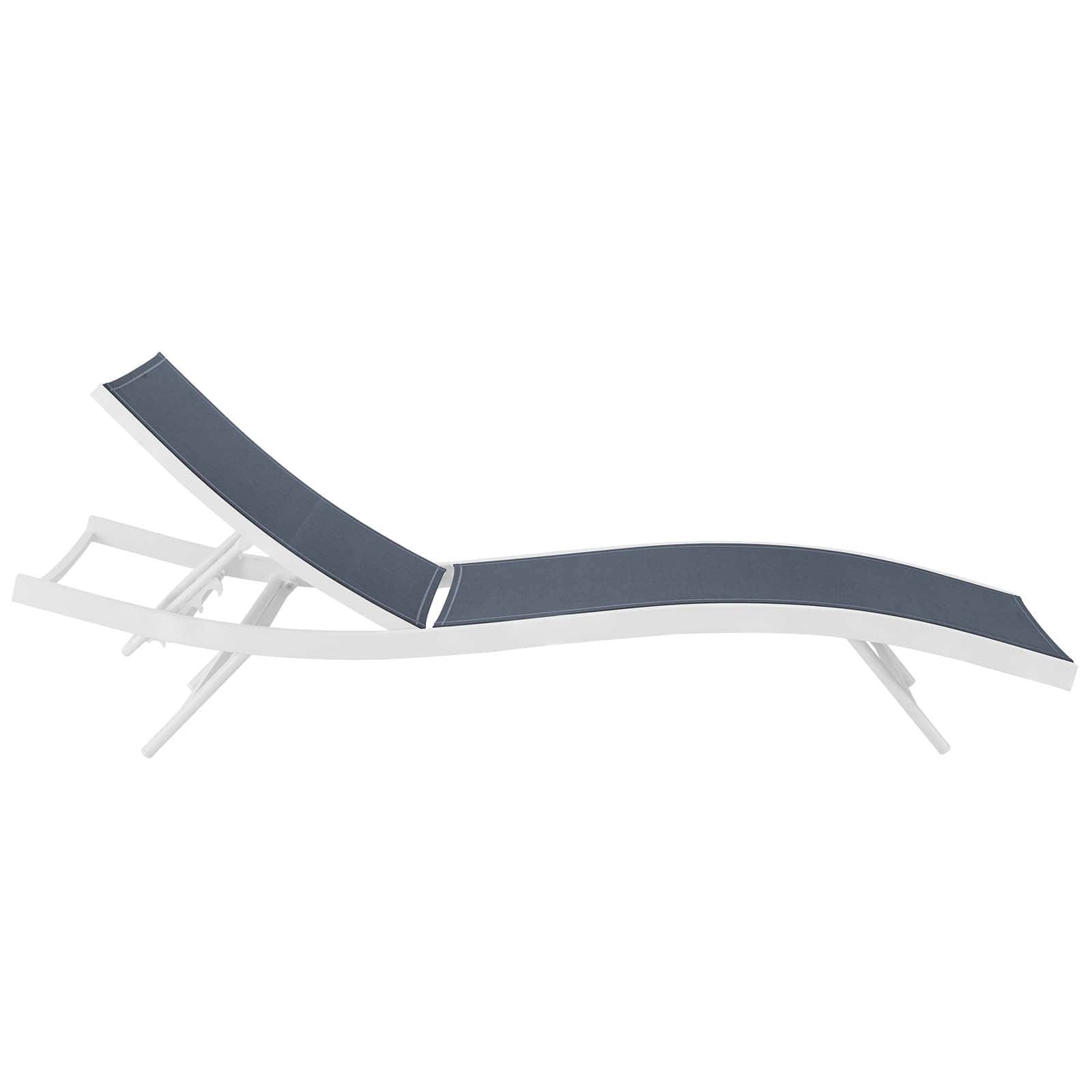 Modway Glimpse Outdoor Patio Mesh Chaise Lounge Chair | Outdoor Recliners & Lounge Chairs | 