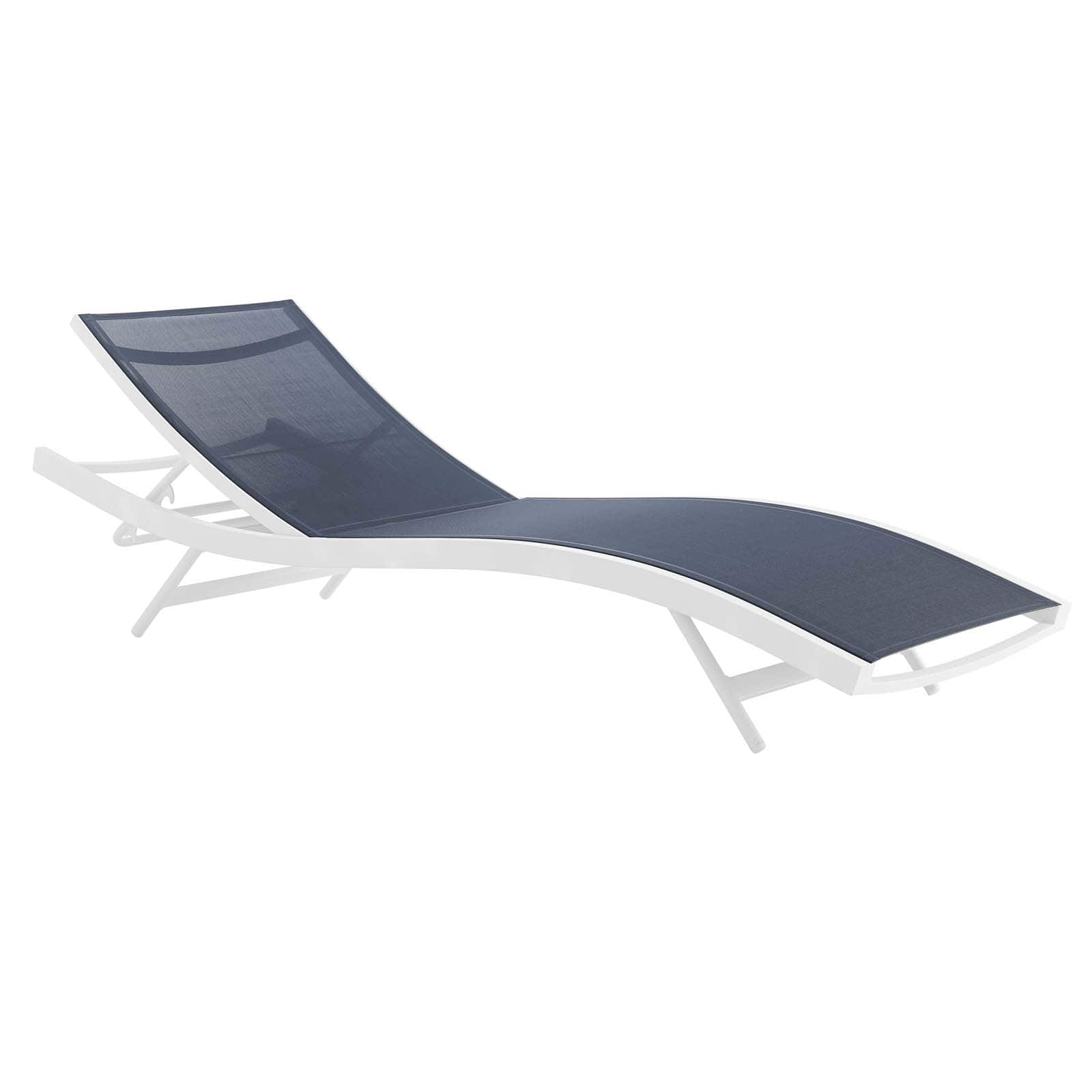 Modway Glimpse Outdoor Patio Mesh Chaise Lounge Chair | Outdoor Recliners & Lounge Chairs | 