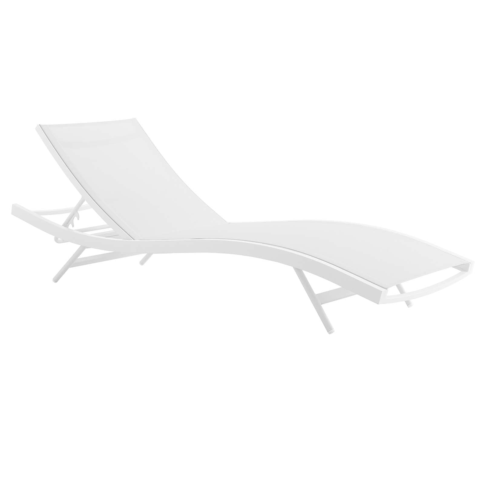 Modway Glimpse Outdoor Patio Mesh Chaise Lounge Chair | Outdoor Recliners & Lounge Chairs | 