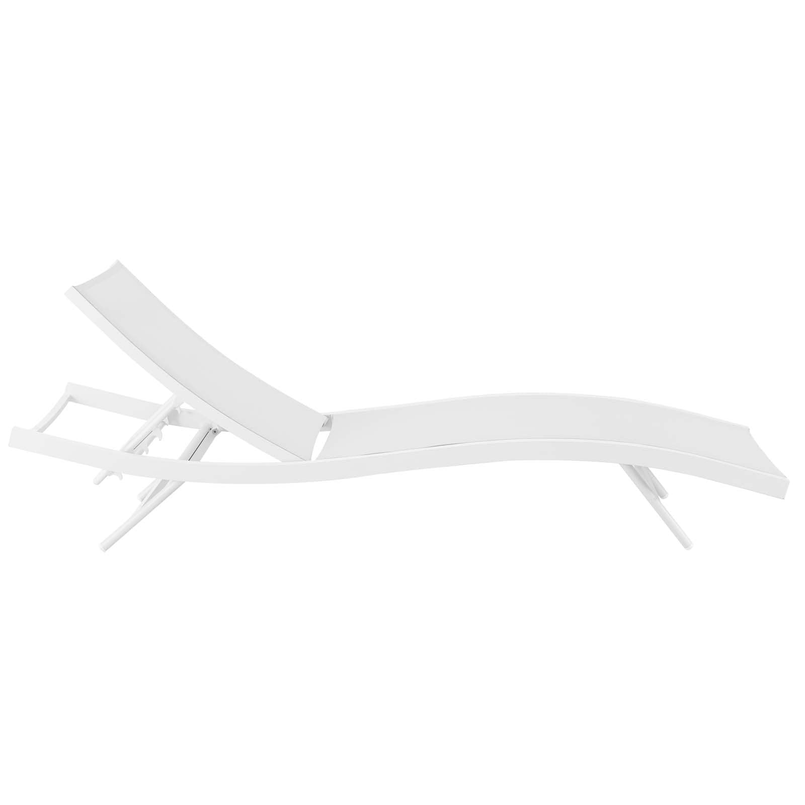 Modway Glimpse Outdoor Patio Mesh Chaise Lounge Chair | Outdoor Recliners & Lounge Chairs | 