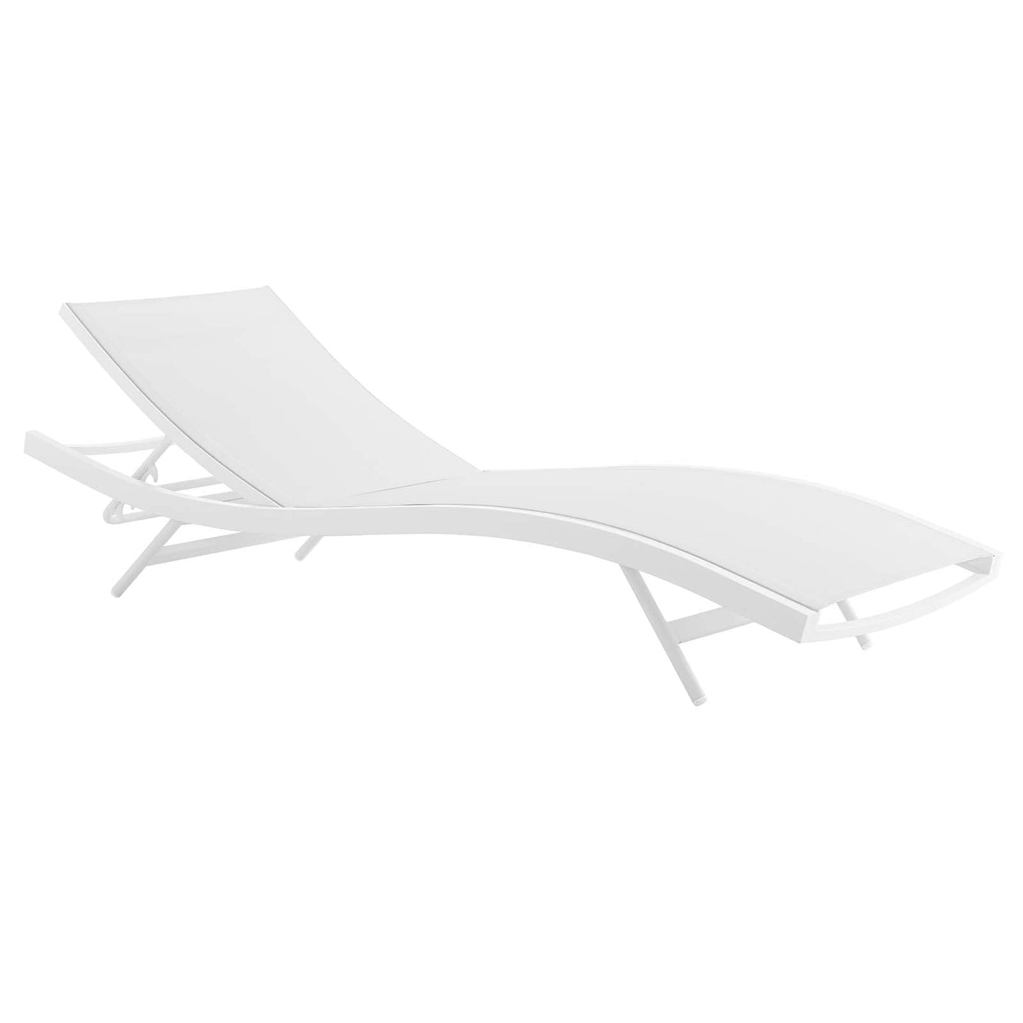 Modway Glimpse Outdoor Patio Mesh Chaise Lounge Chair | Outdoor Recliners & Lounge Chairs | 