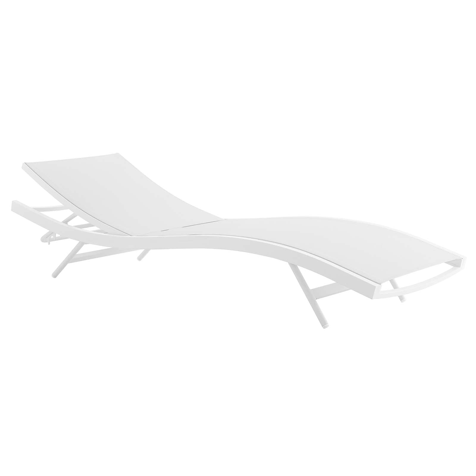 Modway Glimpse Outdoor Patio Mesh Chaise Lounge Chair | Outdoor Recliners & Lounge Chairs | 