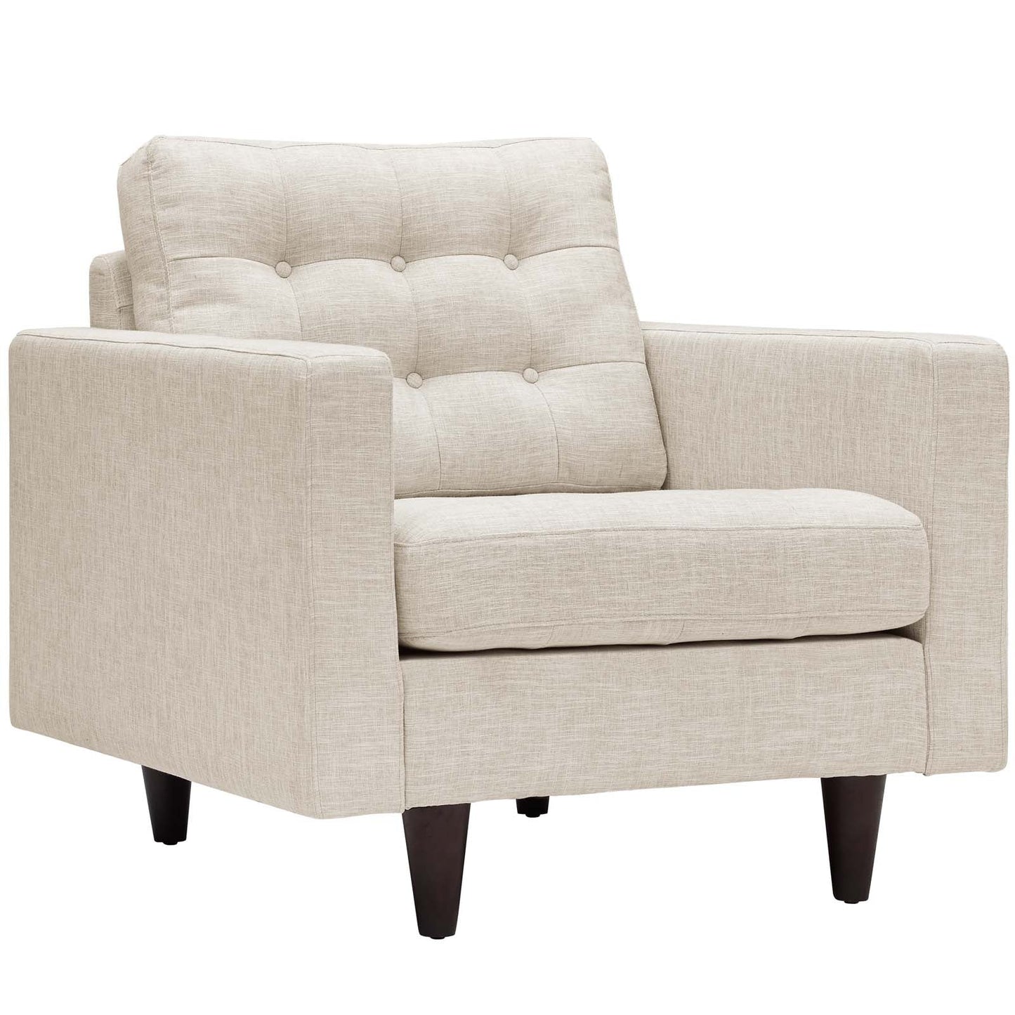 Modway Empress Sofa, Loveseat and Armchair Set of 3 | Sofas | 
