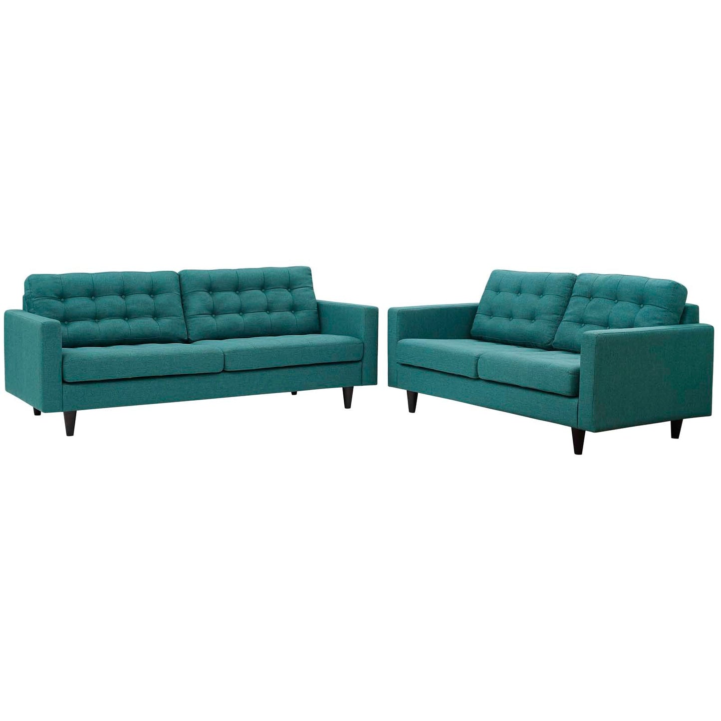 Modway Empress Sofa and Loveseat Set of 2 | Sofas | 