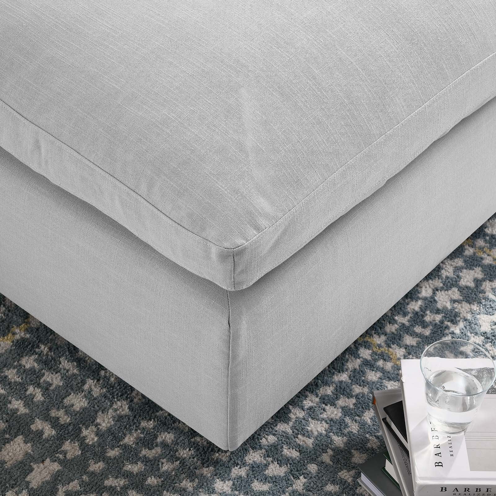 Modway Commix Down Filled Overstuffed Ottoman | Ottomans | 