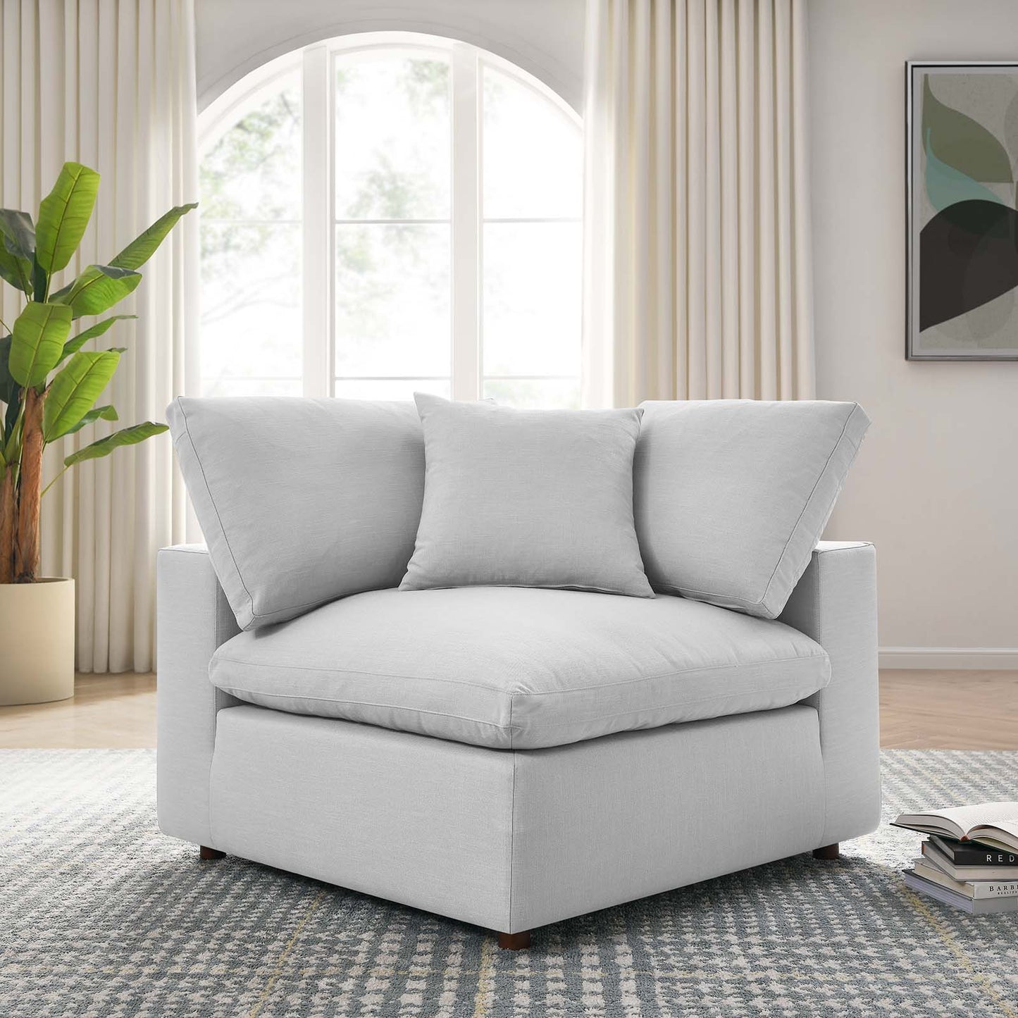 Modway Commix Down Filled Overstuffed Corner Chair | Sofas | 