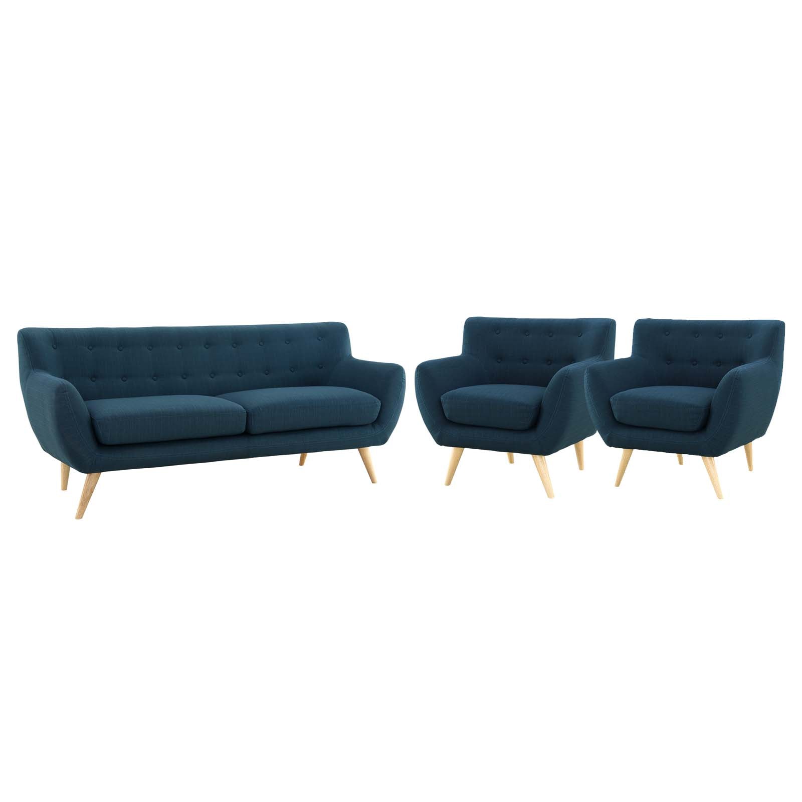 Modway Remark 3 Piece Living Room Set | Sofas | Modishstore-25