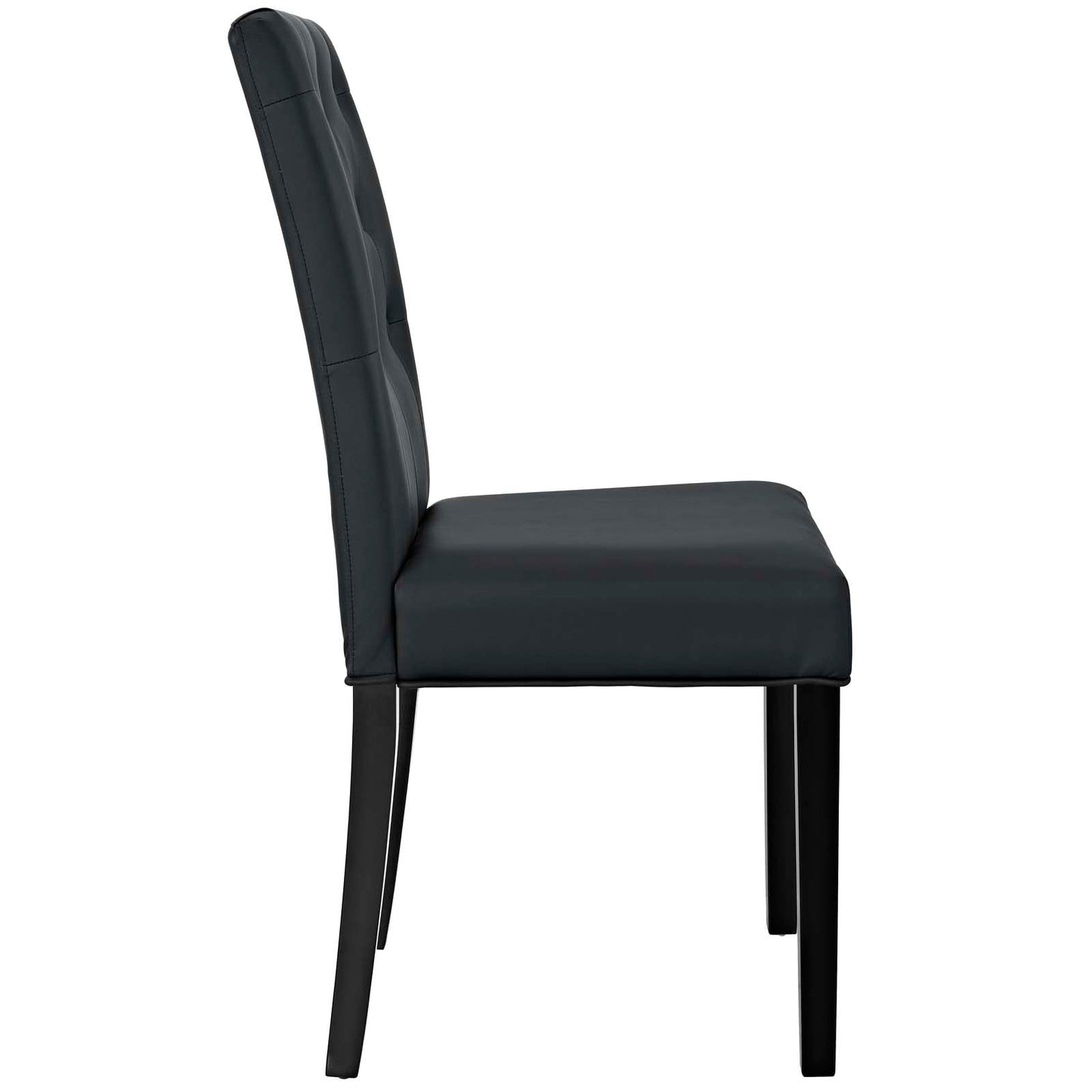 Modway Confer Dining Side Chair Vinyl Set of 2 | Dining Chairs | 