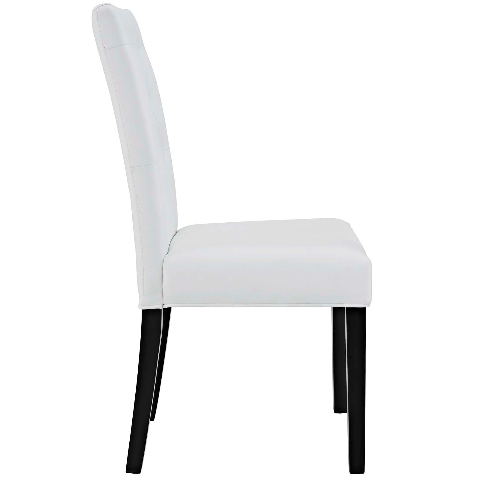 Modway Confer Dining Side Chair Vinyl Set of 4 | Dining Chairs | 