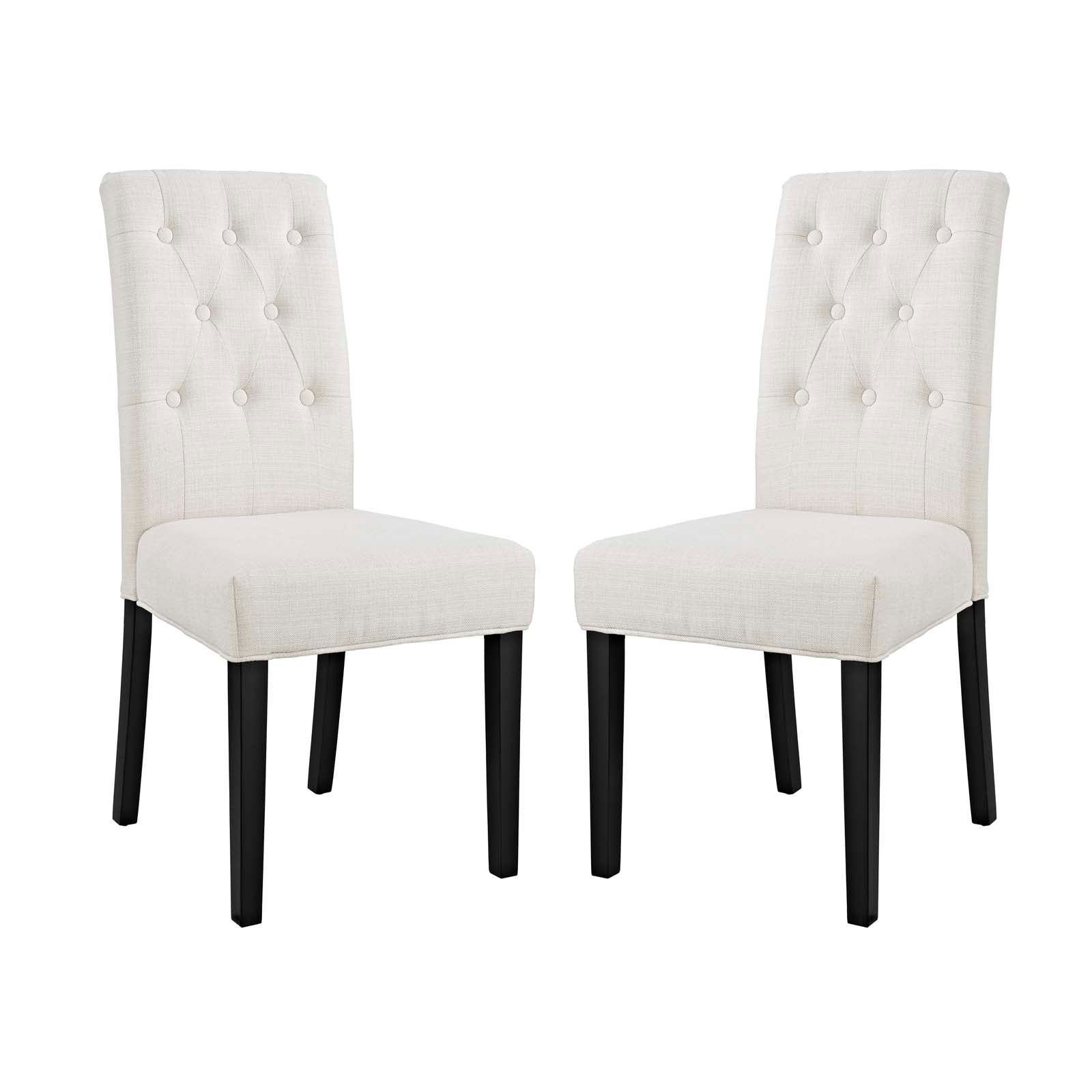Modway Confer Dining Side Chair Fabric Set of 2 | Dining Chairs | 