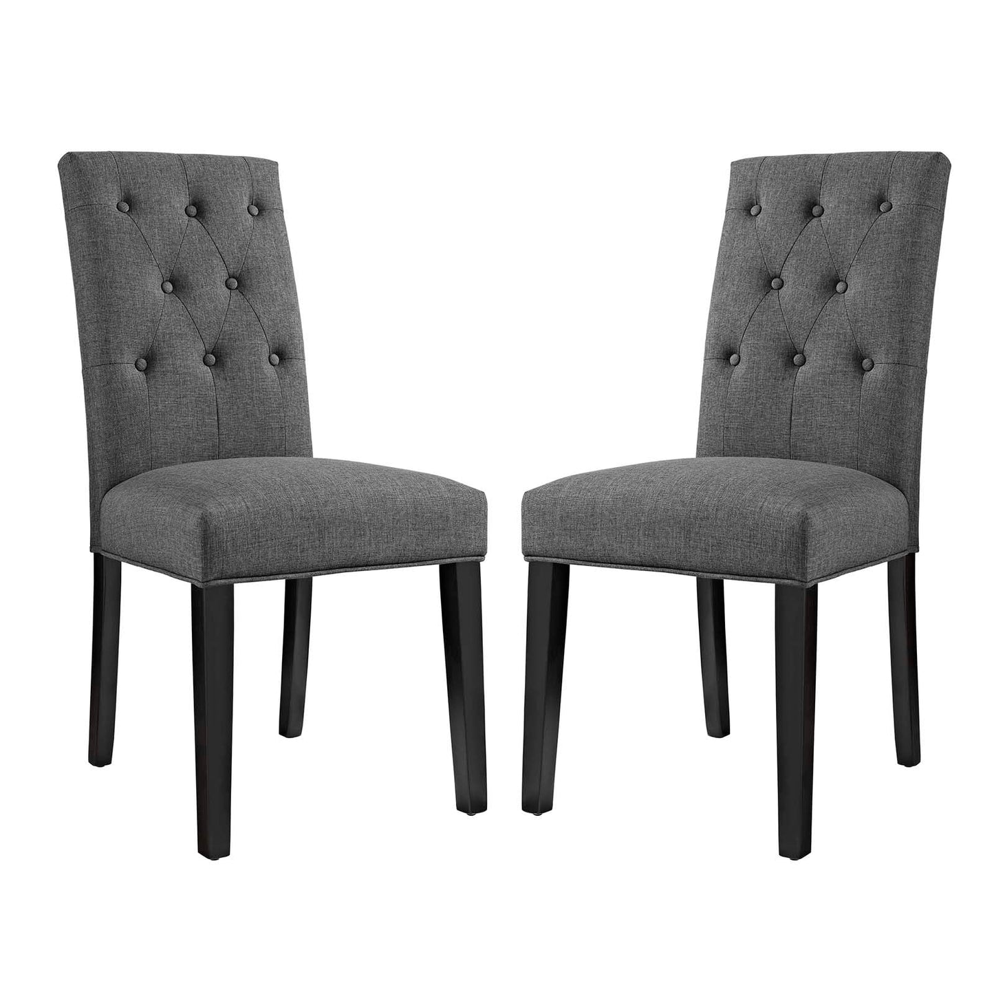 Modway Confer Dining Side Chair Fabric Set of 2 | Dining Chairs | 