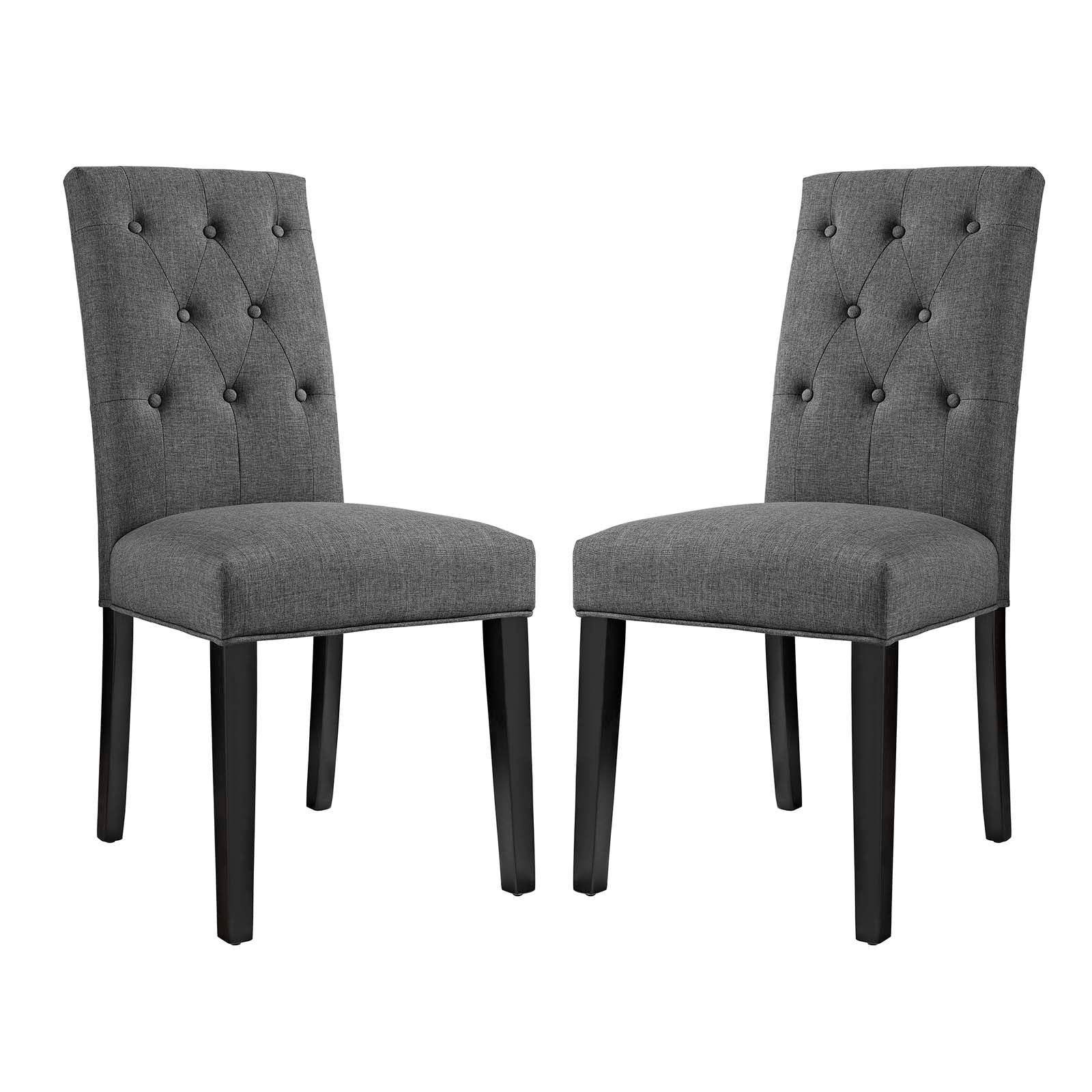 Modway Confer Dining Side Chair Fabric Set of 2 | Dining Chairs | 