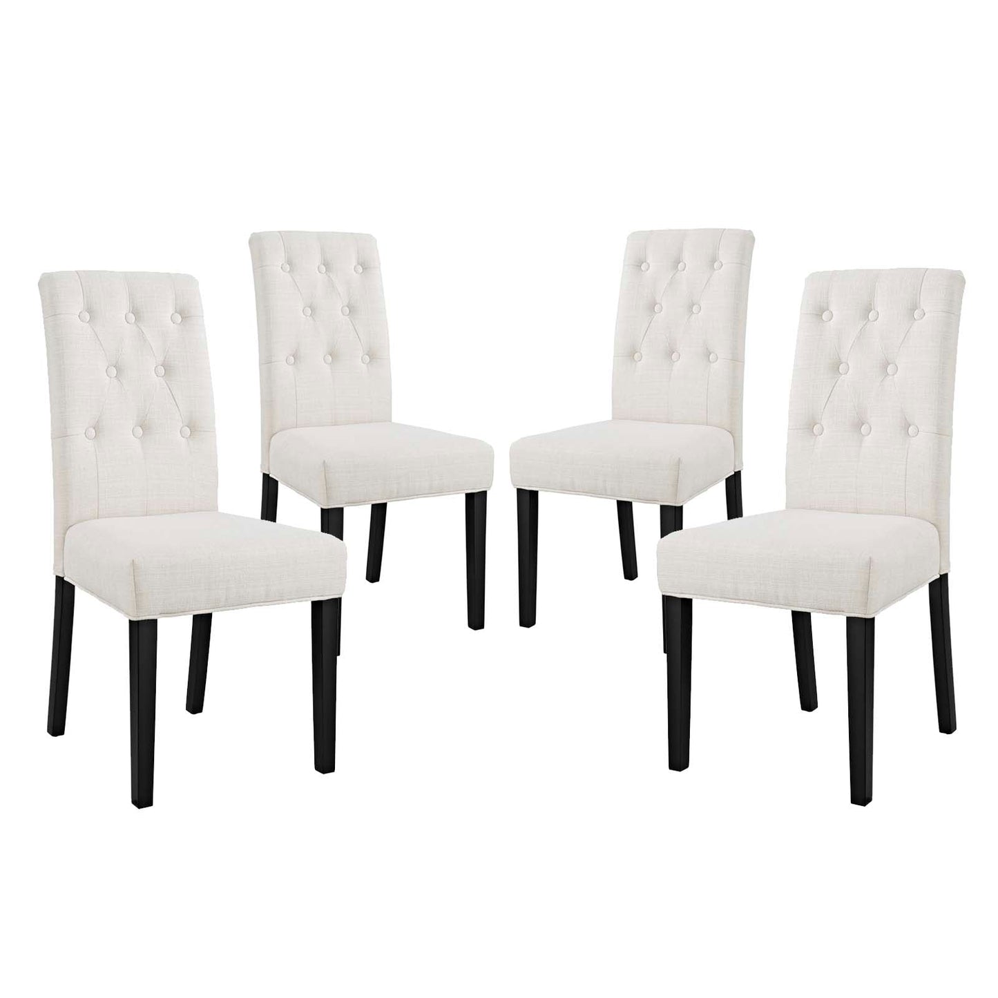 Modway Confer Dining Side Chair Fabric Set of 4 | Dining Chairs | 