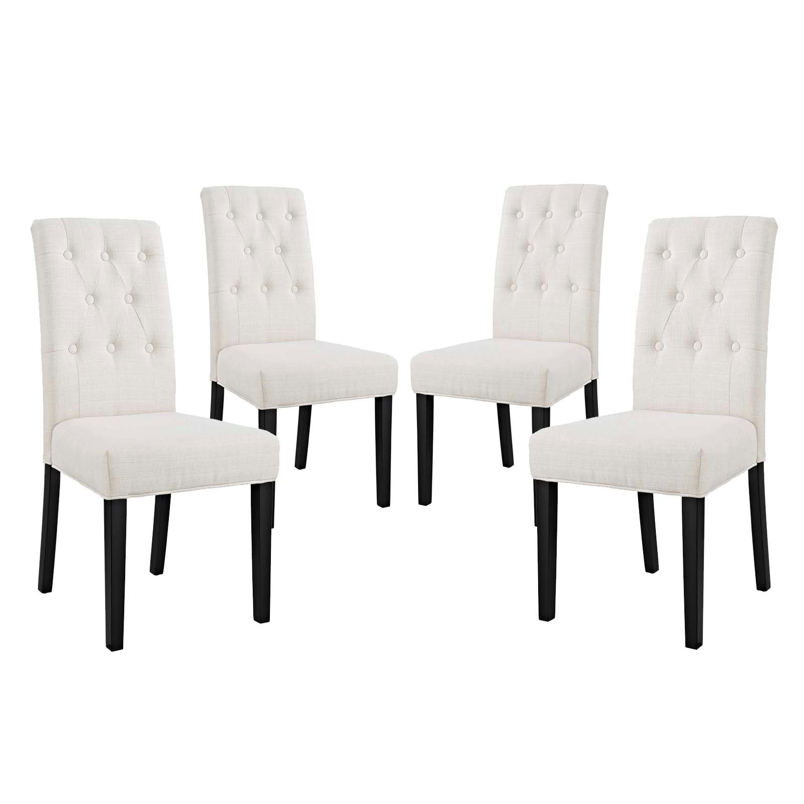 Modway Confer Dining Side Chair Fabric Set of 4 | Dining Chairs | 