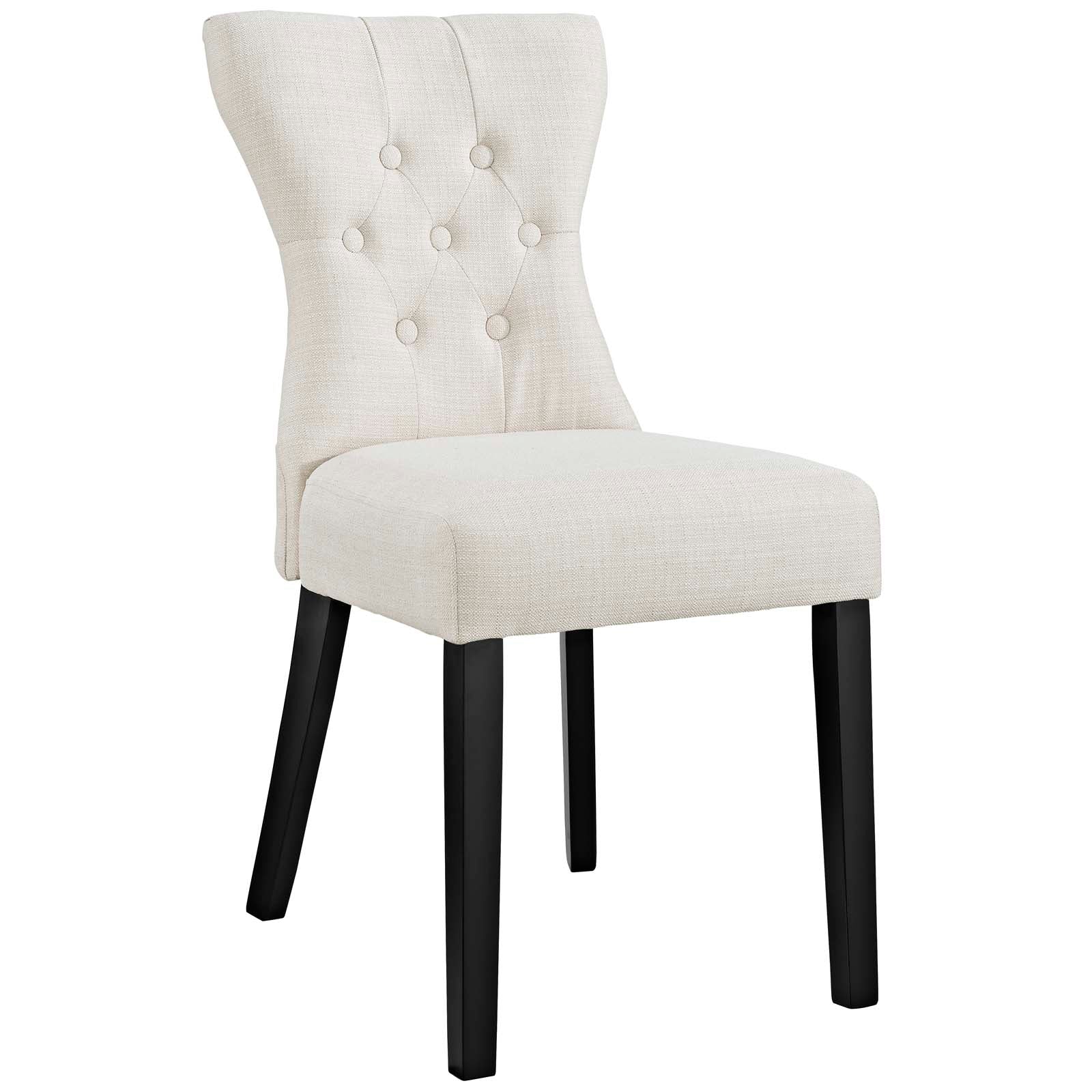 Modway Silhouette Dining Side Chairs Upholstered Fabric Set of 2 | Dining Chairs | Modishstore-9