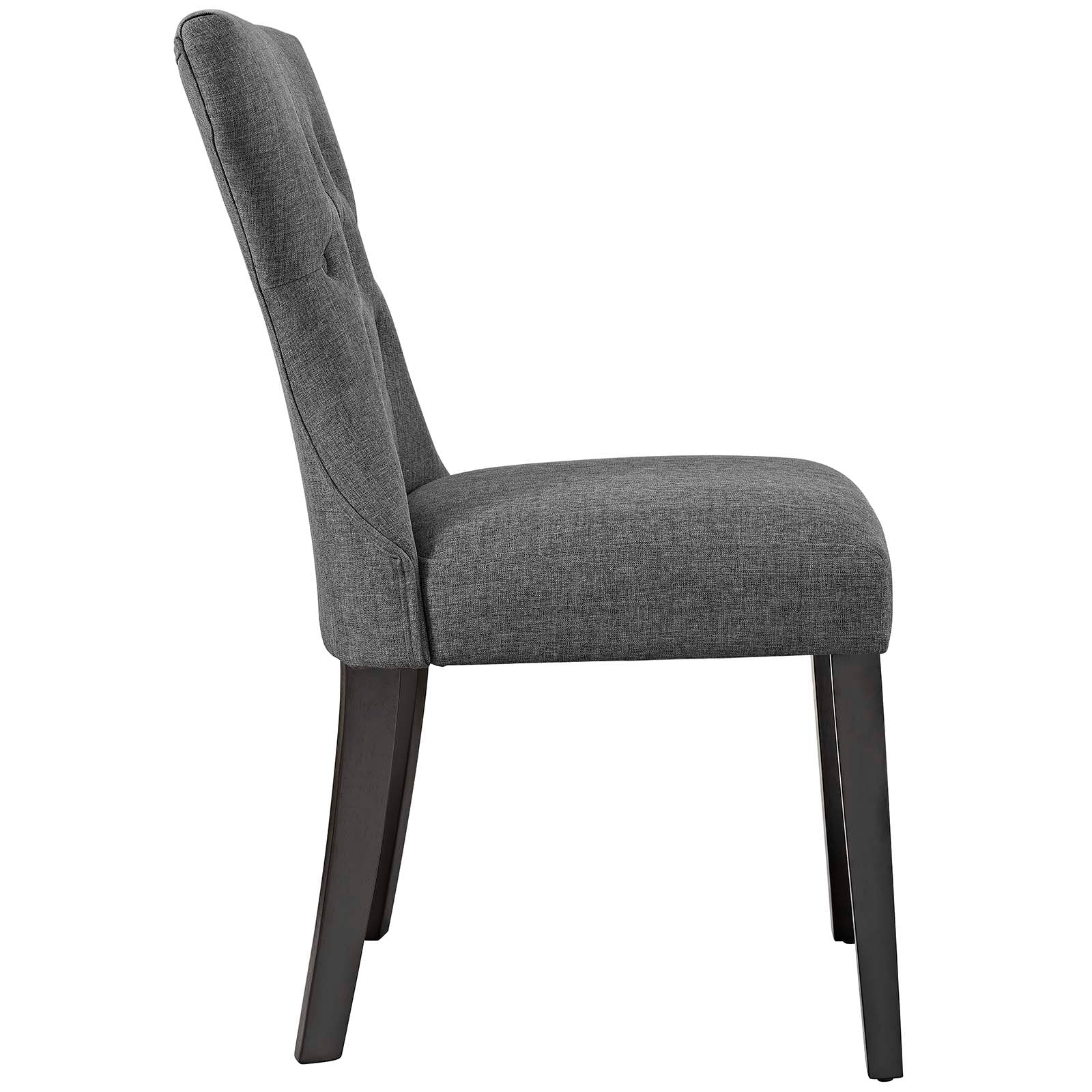 Modway Silhouette Dining Side Chairs Upholstered Fabric Set of 2 | Dining Chairs | Modishstore-2