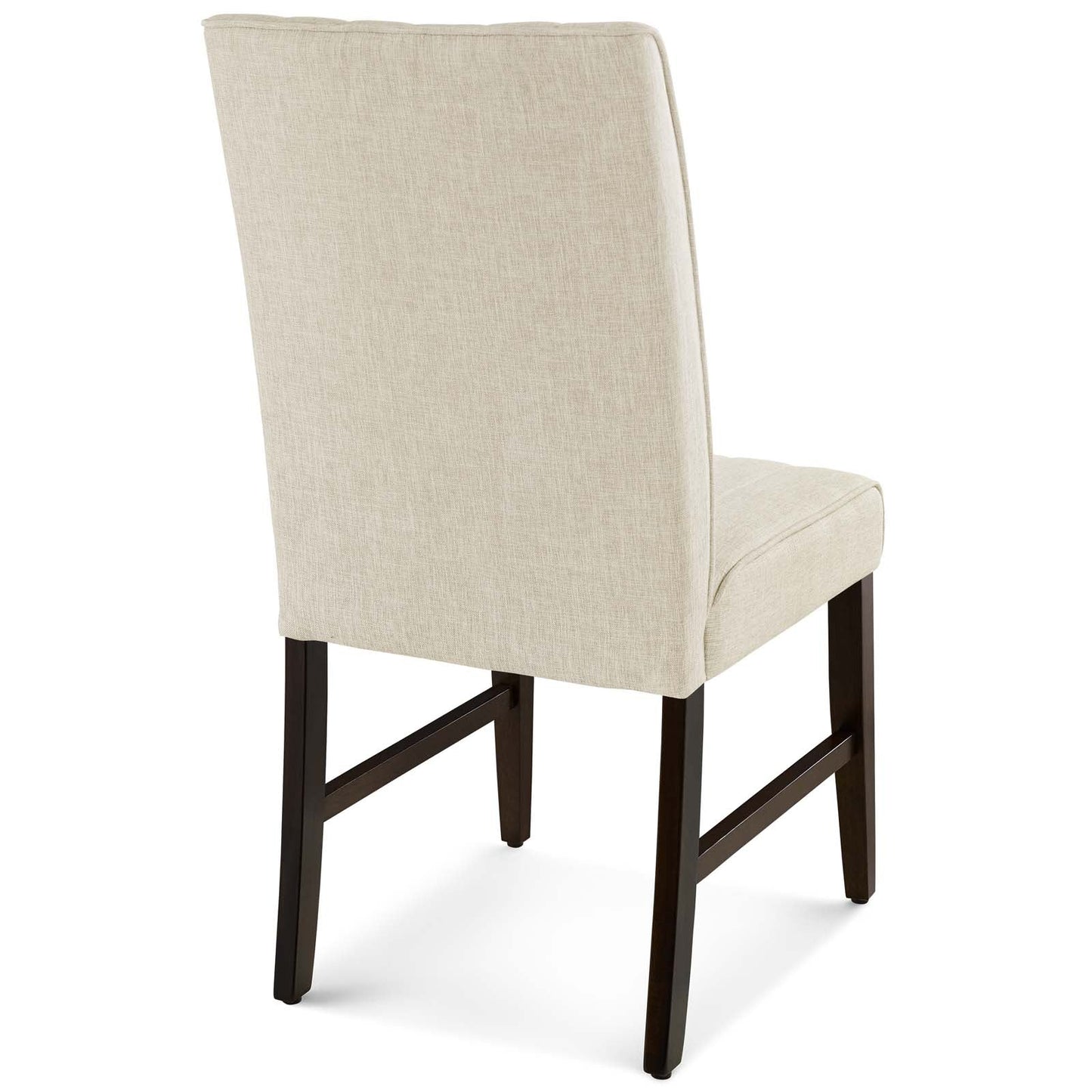 Modway Motivate Channel Tufted Upholstered Fabric Dining Chair Set of 2 | Dining Chairs | Modishstore-3
