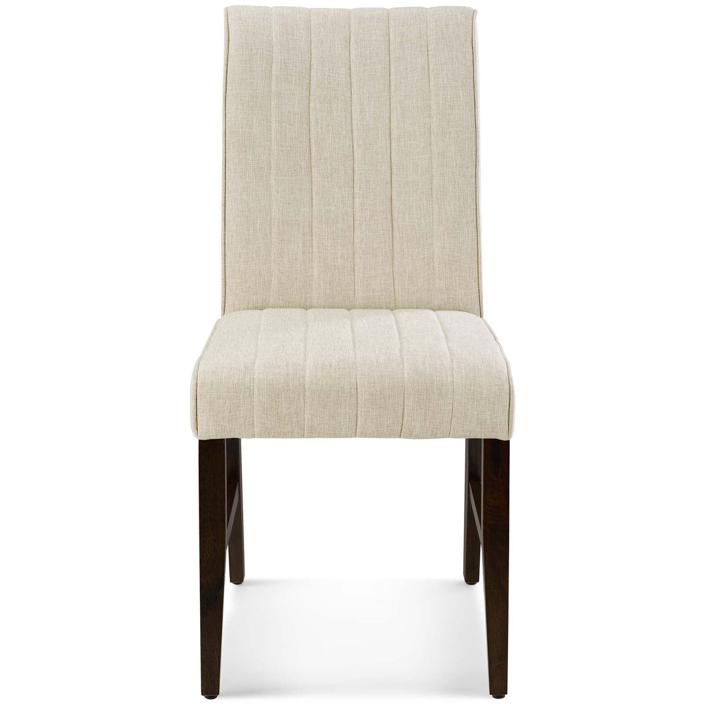 Modway Motivate Channel Tufted Upholstered Fabric Dining Chair Set of 2 | Dining Chairs | Modishstore-5