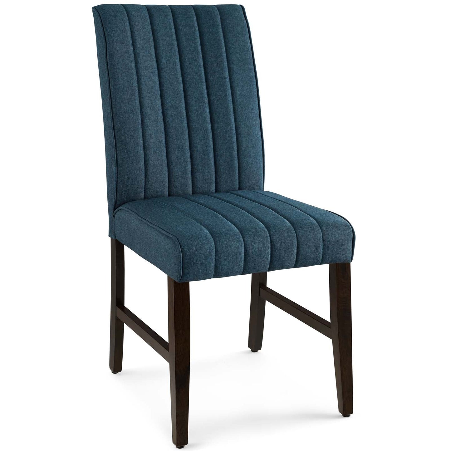 Modway Motivate Channel Tufted Upholstered Fabric Dining Chair Set of 2 | Dining Chairs | Modishstore-11