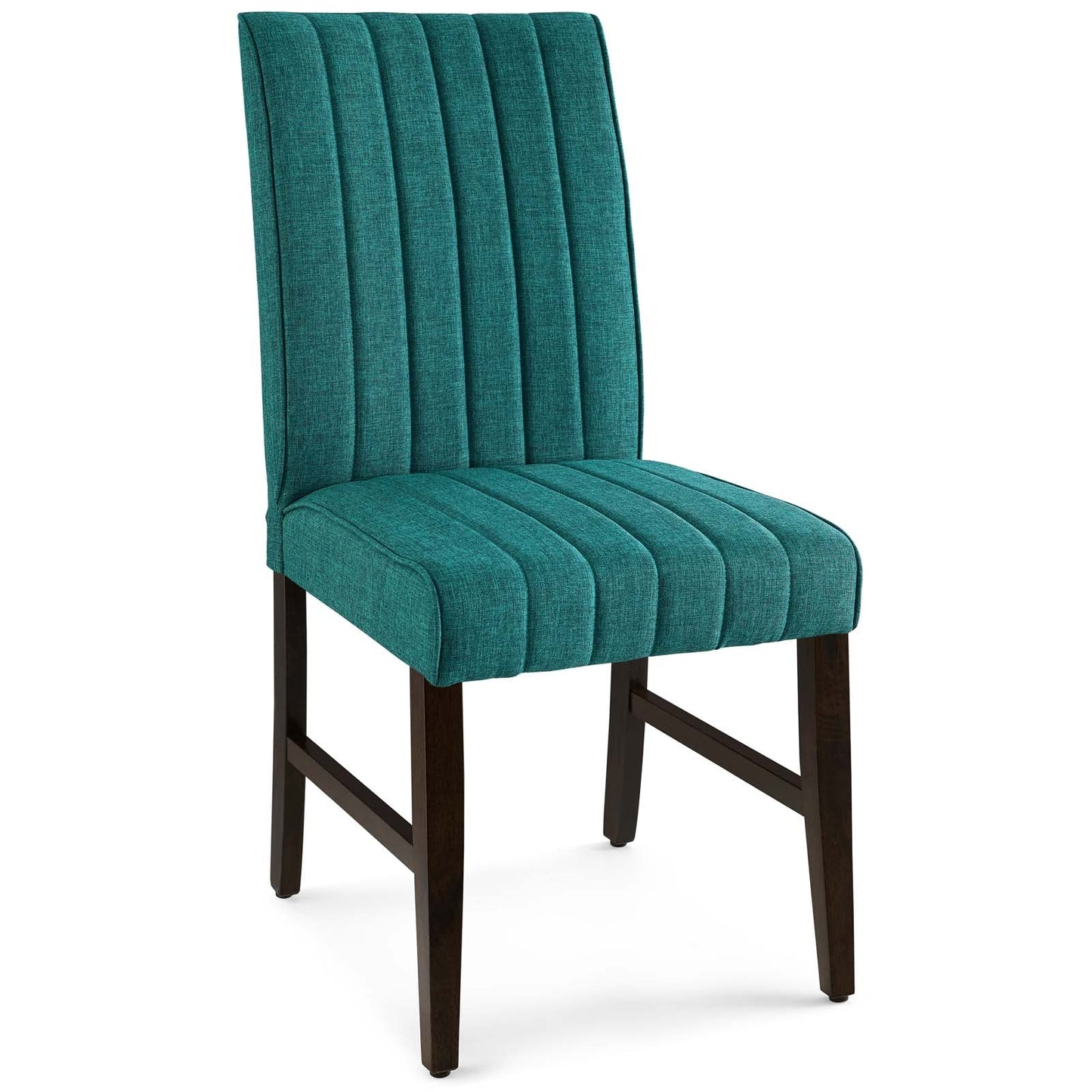 Modway Motivate Channel Tufted Upholstered Fabric Dining Chair Set of 2 | Dining Chairs | Modishstore-26