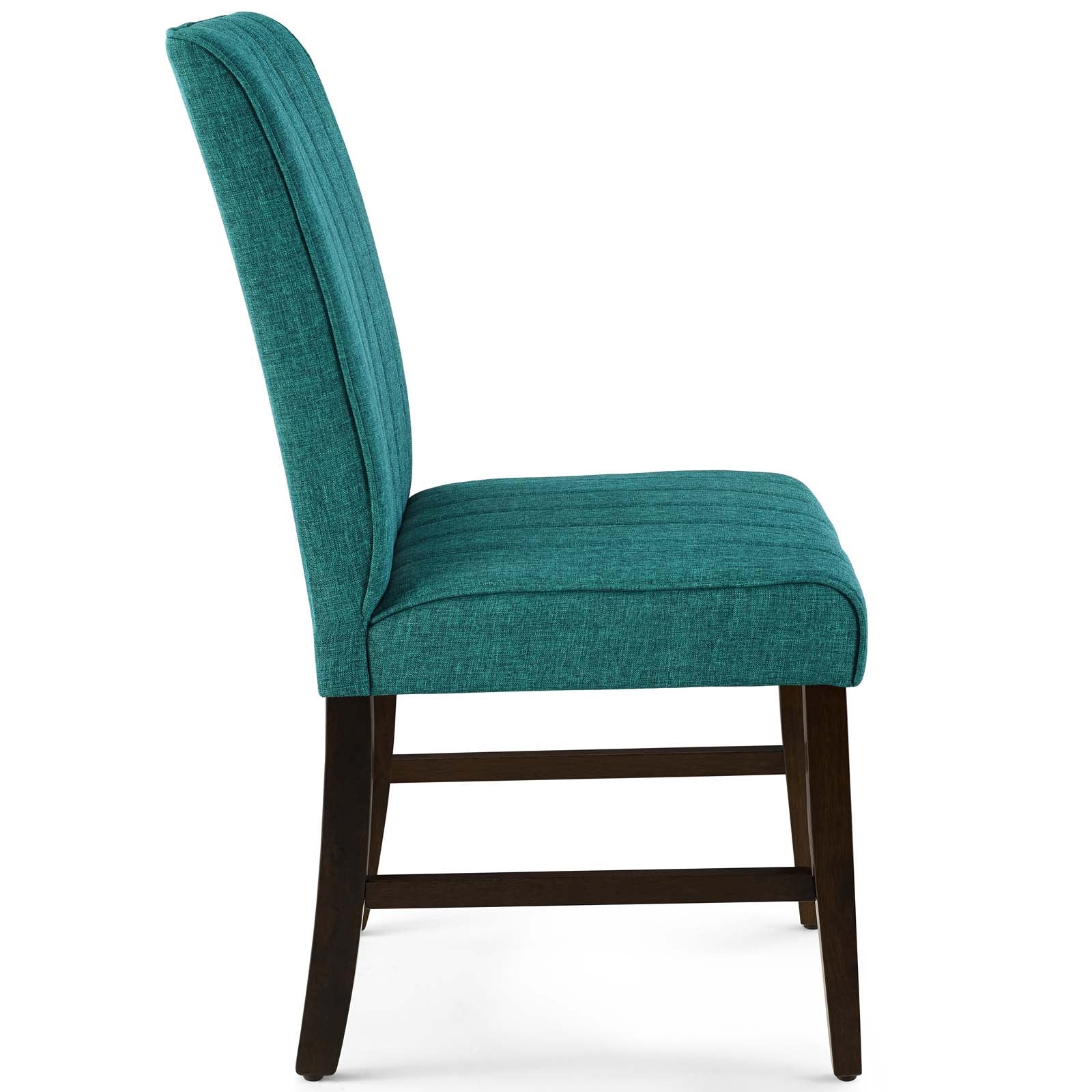 Modway Motivate Channel Tufted Upholstered Fabric Dining Chair Set of 2 | Dining Chairs | Modishstore-28