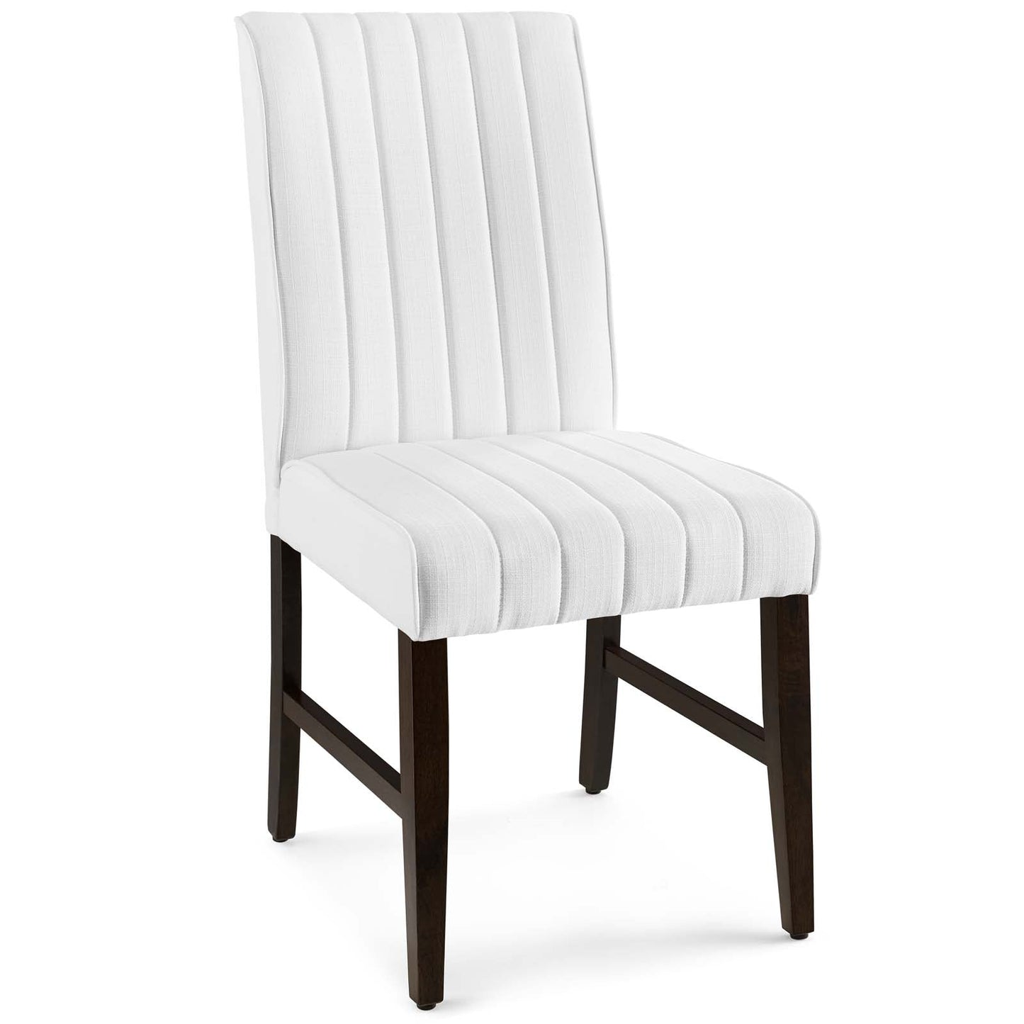 Modway Motivate Channel Tufted Upholstered Fabric Dining Chair Set of 2 | Dining Chairs | Modishstore-33
