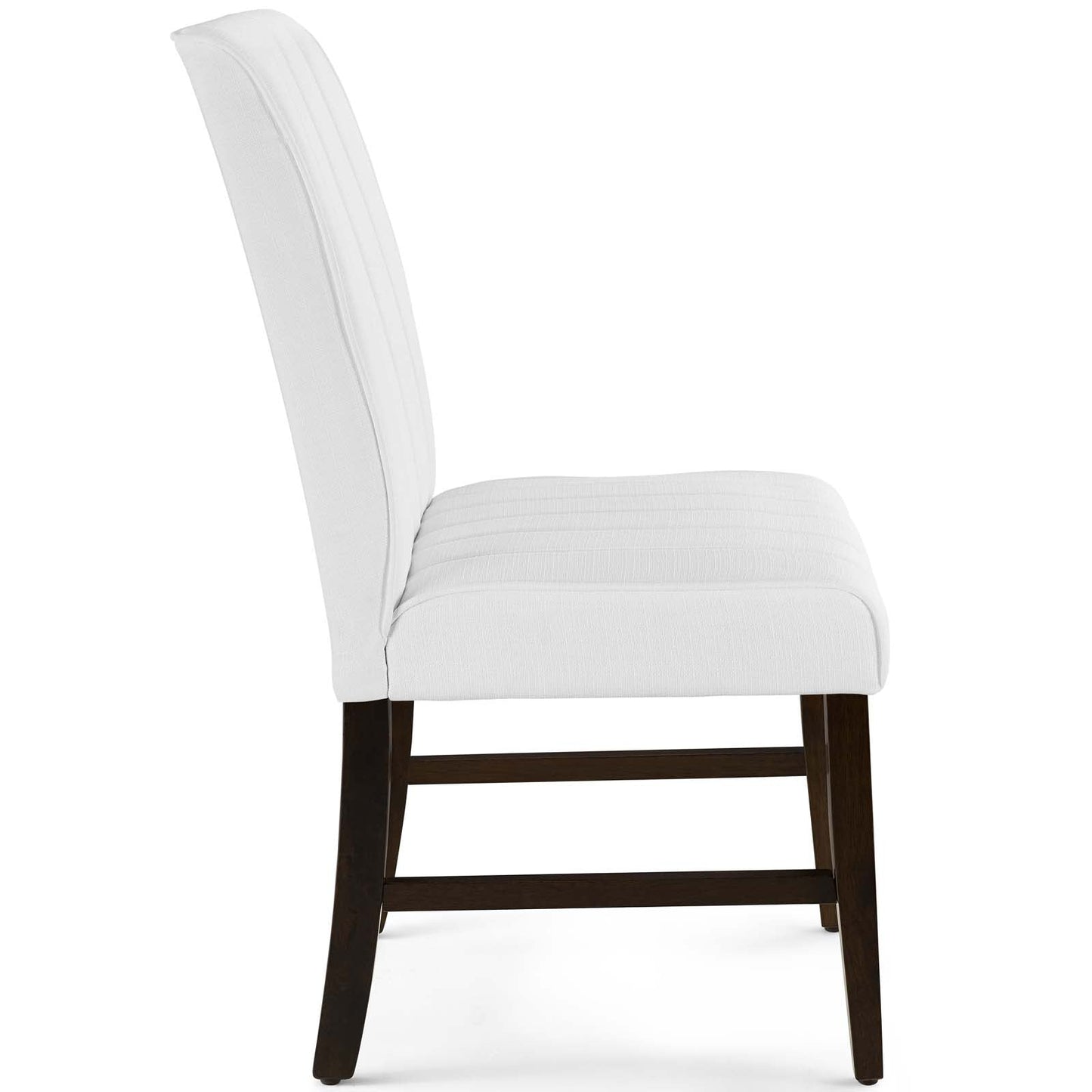 Modway Motivate Channel Tufted Upholstered Fabric Dining Chair Set of 2 | Dining Chairs | Modishstore-35