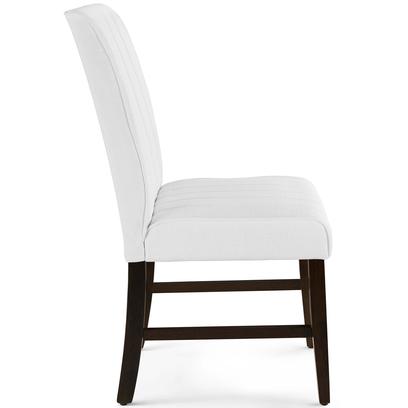 Modway Motivate Channel Tufted Upholstered Fabric Dining Chair Set of 2 | Dining Chairs | Modishstore-35