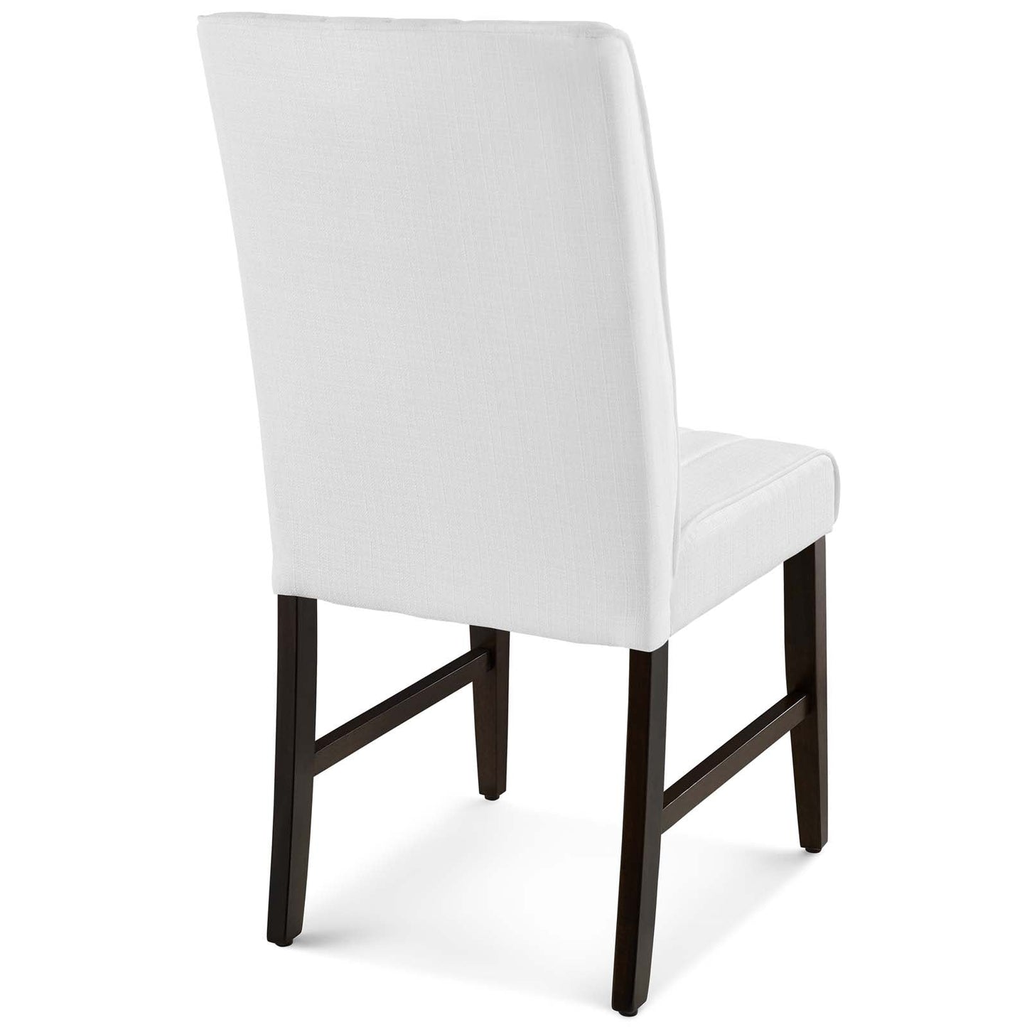 Modway Motivate Channel Tufted Upholstered Fabric Dining Chair Set of 2 | Dining Chairs | Modishstore-32
