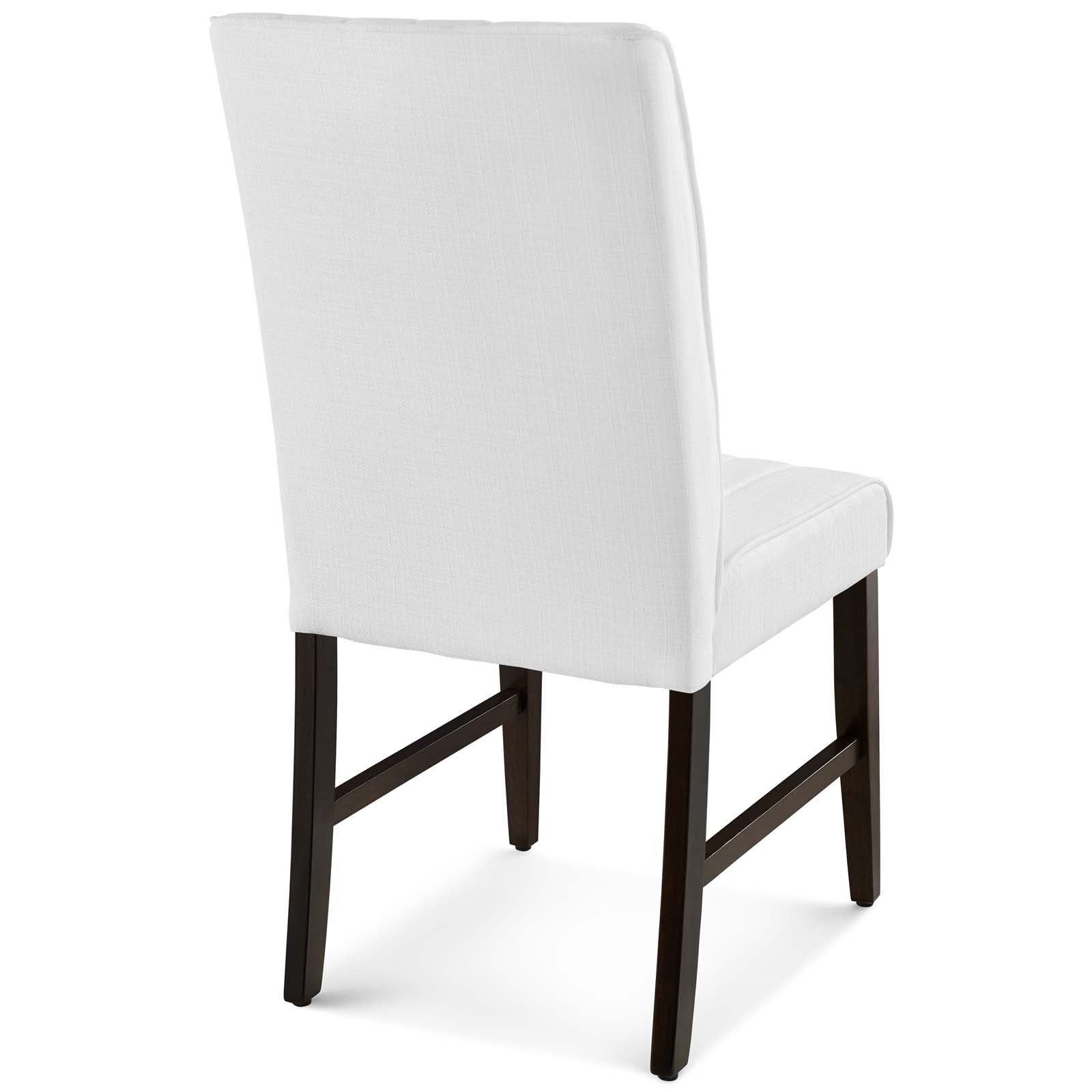 Modway Motivate Channel Tufted Upholstered Fabric Dining Chair Set of 2 | Dining Chairs | Modishstore-32