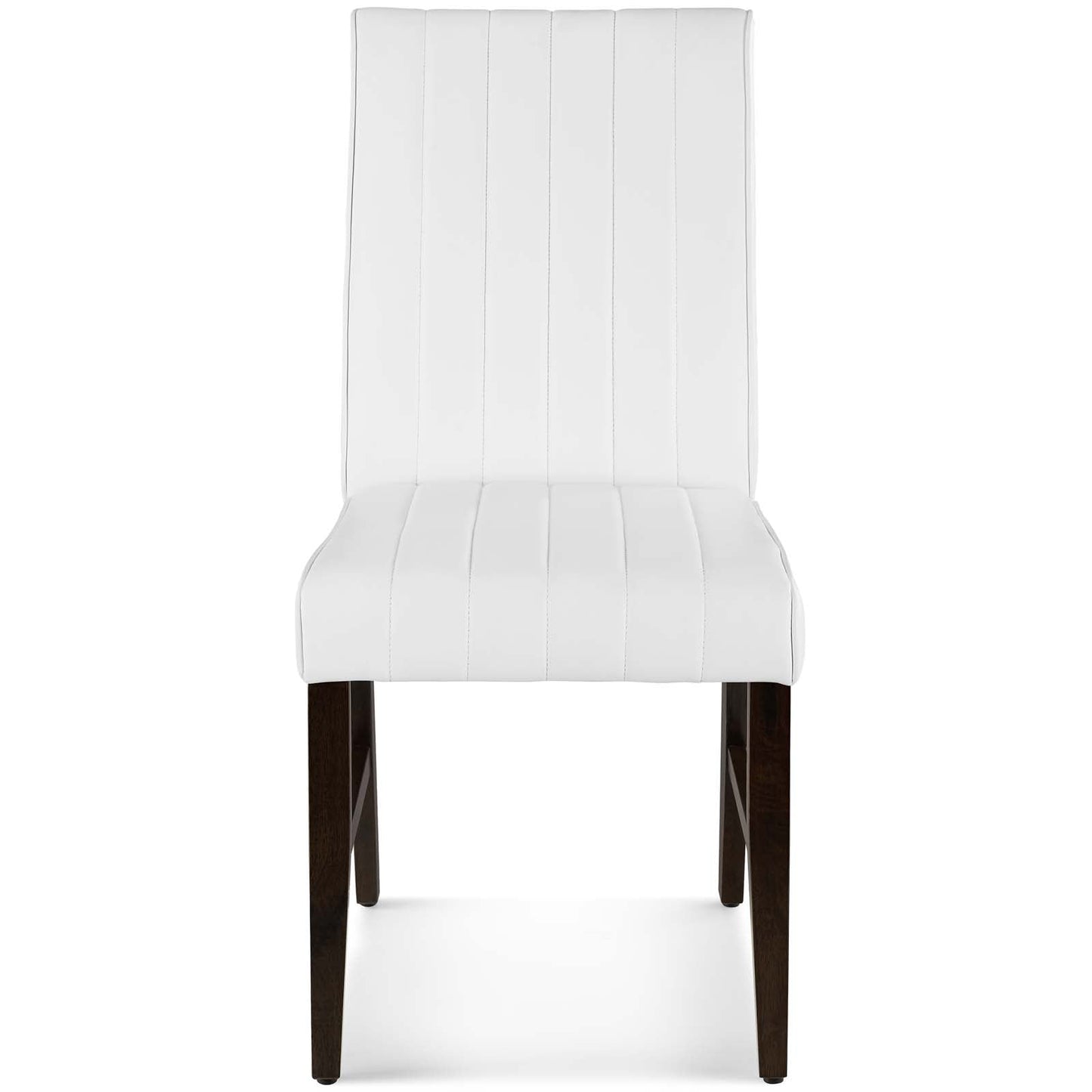 Modway Motivate Channel Tufted Upholstered Faux Leather Dining Chair Set of 2 | Dining Chairs | Modishstore-5