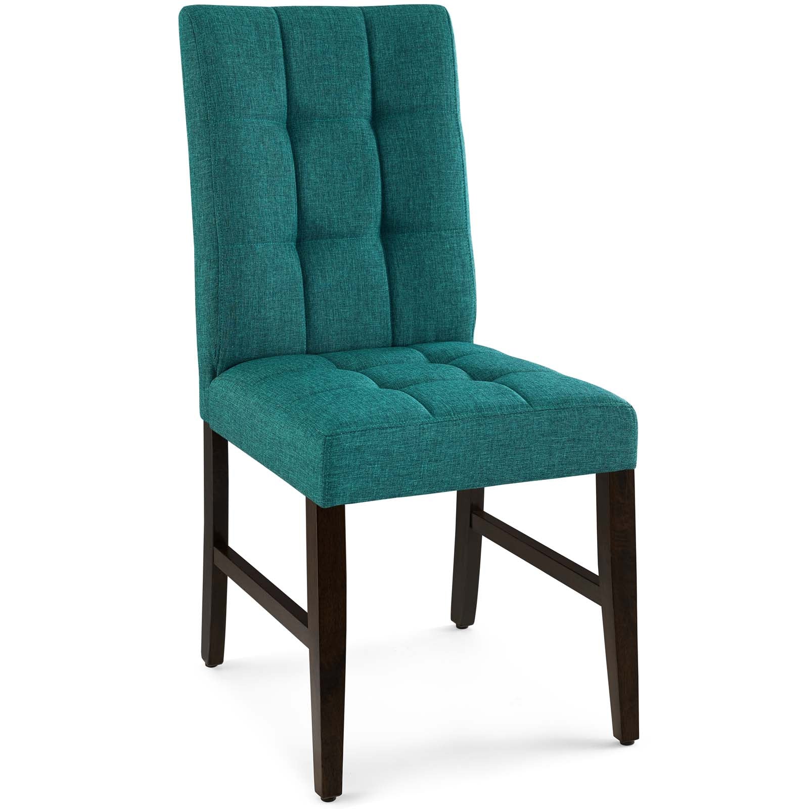 Modway Promulgate Biscuit Tufted Upholstered Fabric Dining Chair Set of 2 | Dining Chairs | Modishstore-23