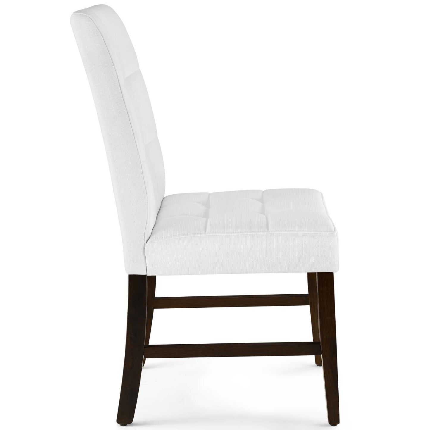 Modway Promulgate Biscuit Tufted Upholstered Fabric Dining Chair Set of 2 | Dining Chairs | Modishstore-32