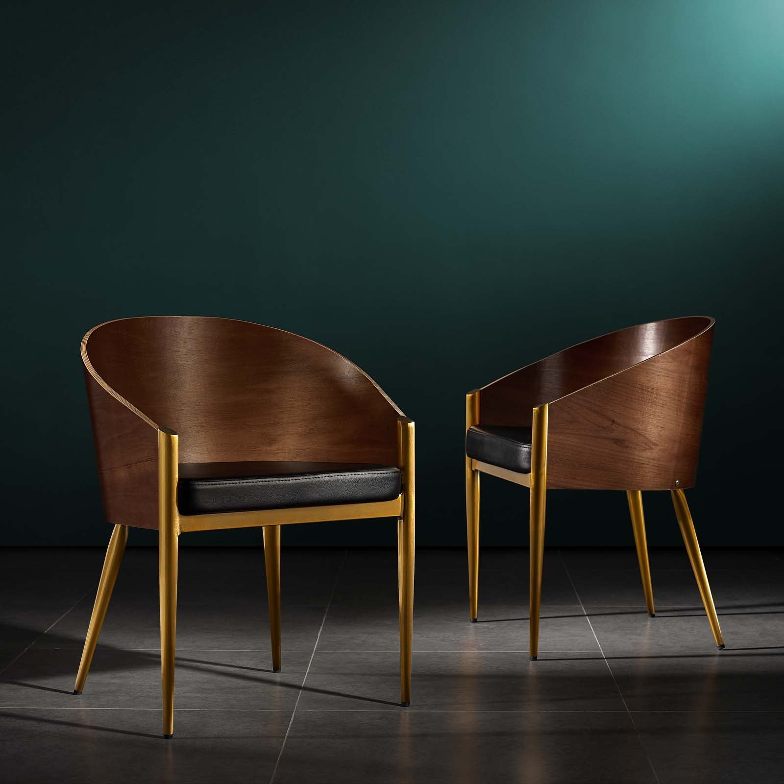 Modway Cooper Faux Leather Dining Armchair | Dining Chairs