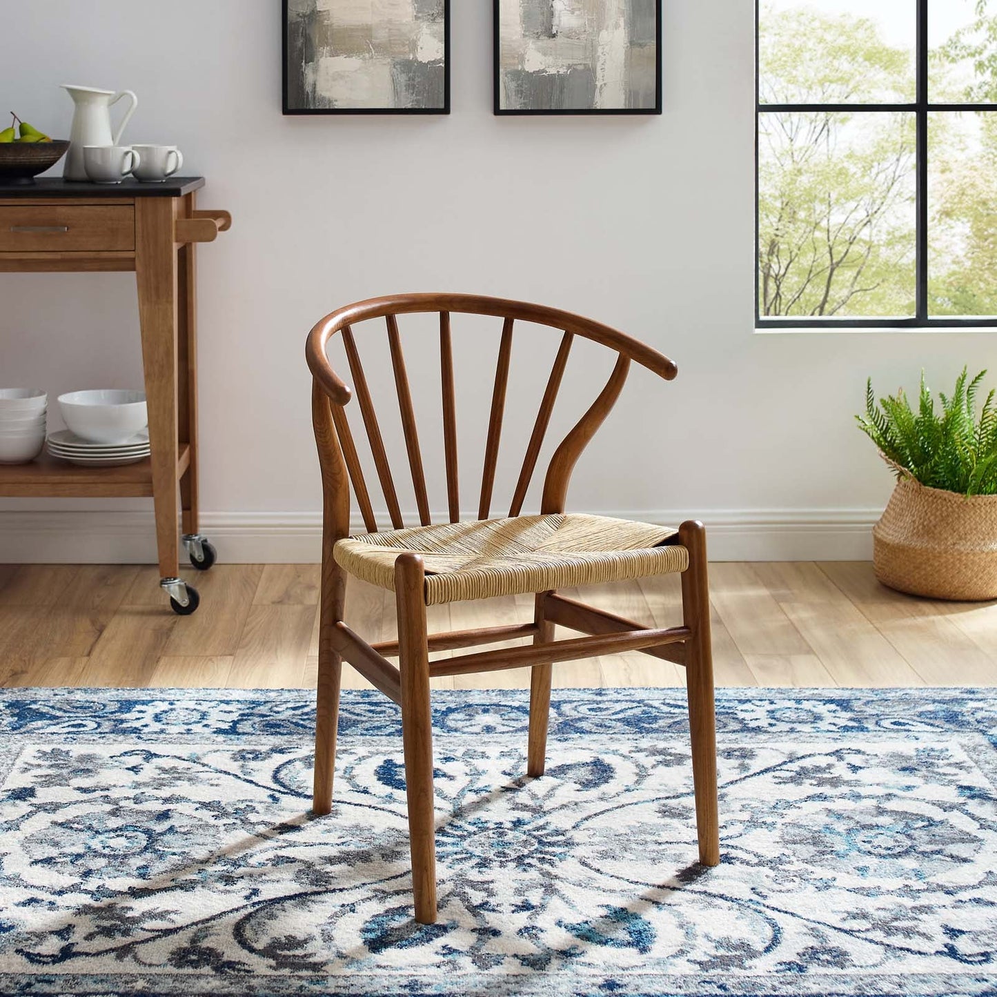 Modway Flourish Spindle Wood Dining Side Chair | Dining Chairs | 