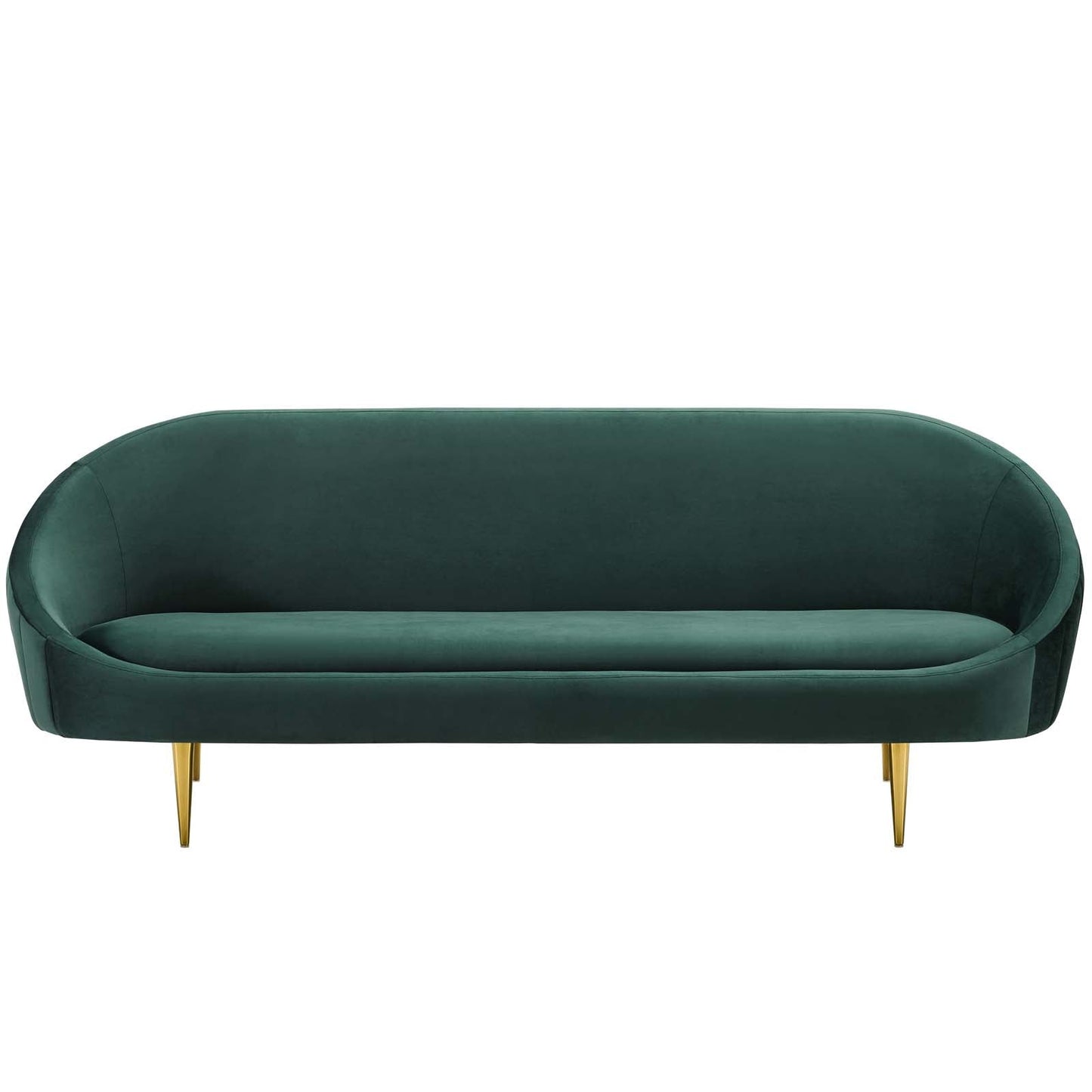 Modway Sublime Vertical Curve Back Performance Velvet Sofa | Sofas | Modishstore-11