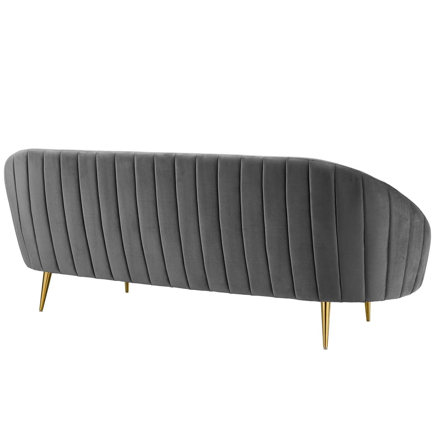 Modway Sublime Vertical Curve Back Performance Velvet Sofa - EEI-3349
