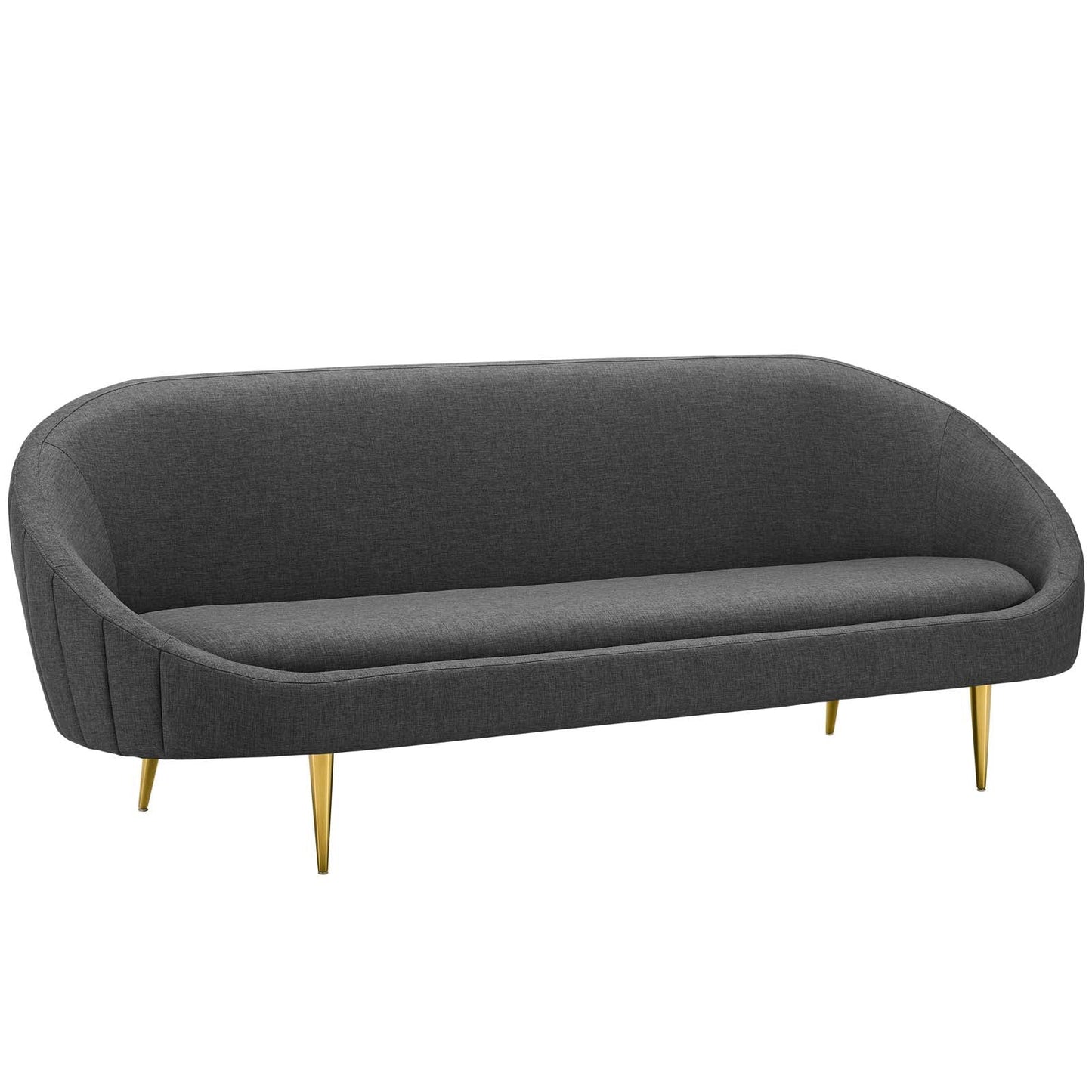 Modway Sublime Vertical Curve Back Fabric Sofa | Sofas | Modishstore-7