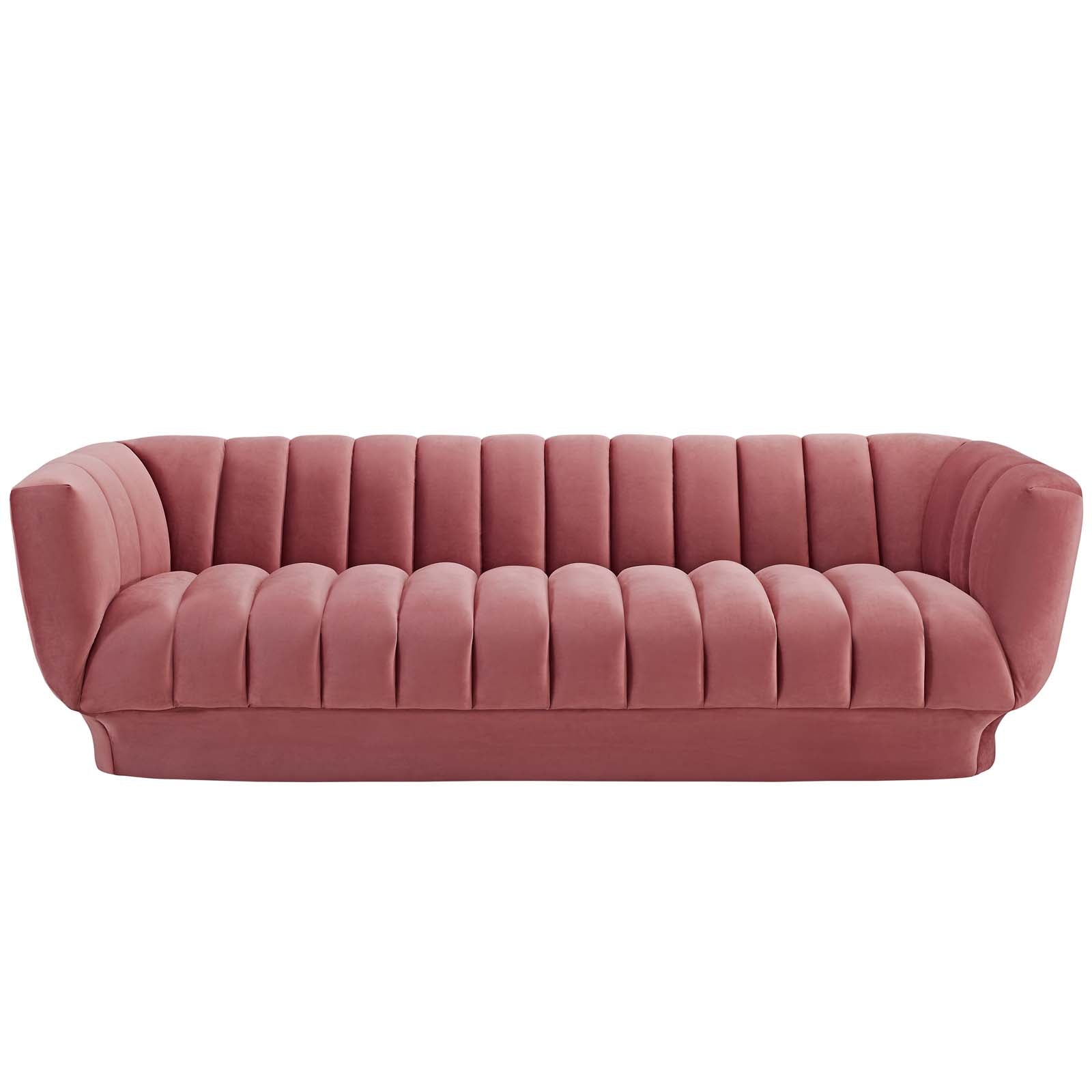 Modway Entertain Vertical Channel Tufted Performance Velvet Sofa | Sofas | 