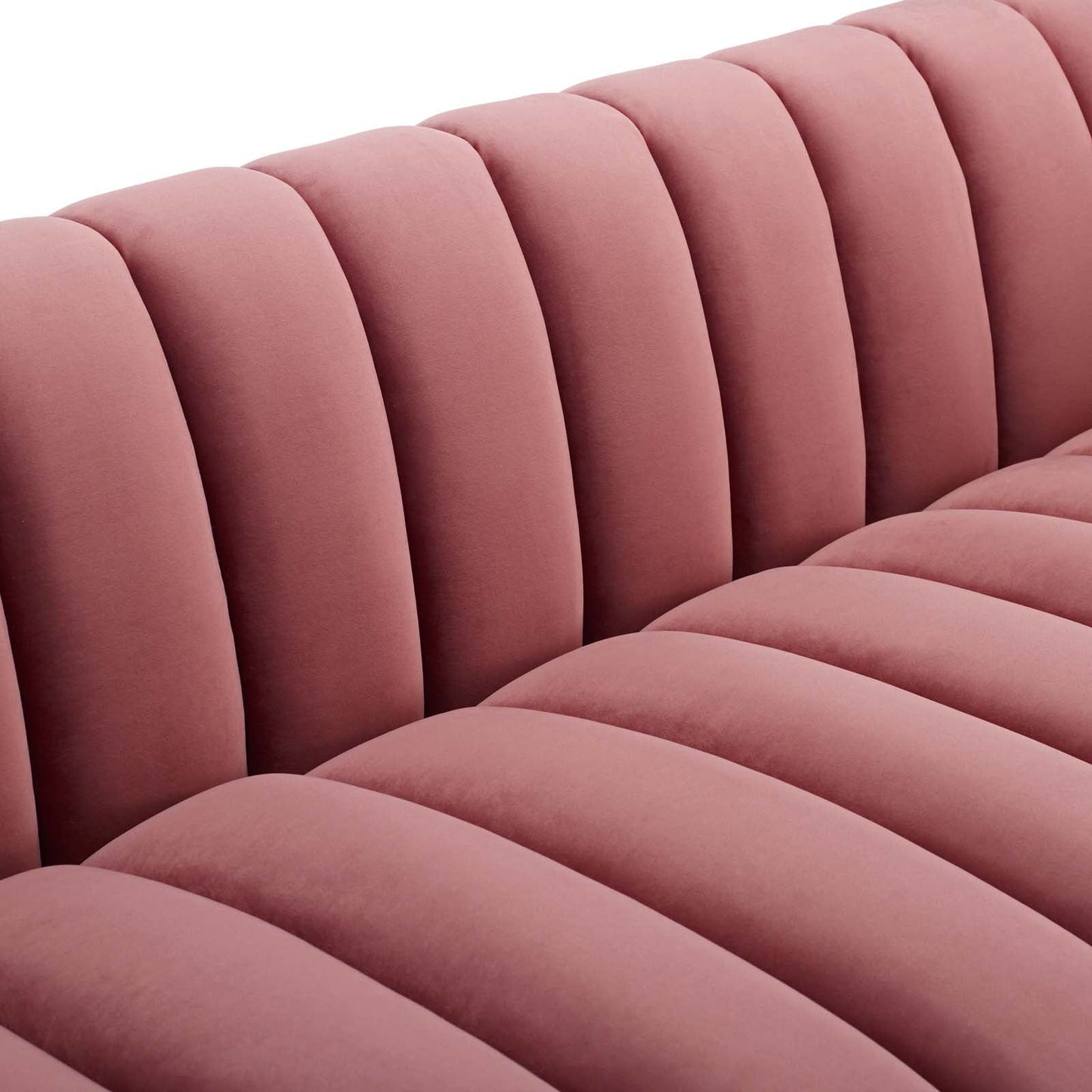 Modway Entertain Vertical Channel Tufted Performance Velvet Sofa | Sofas | 