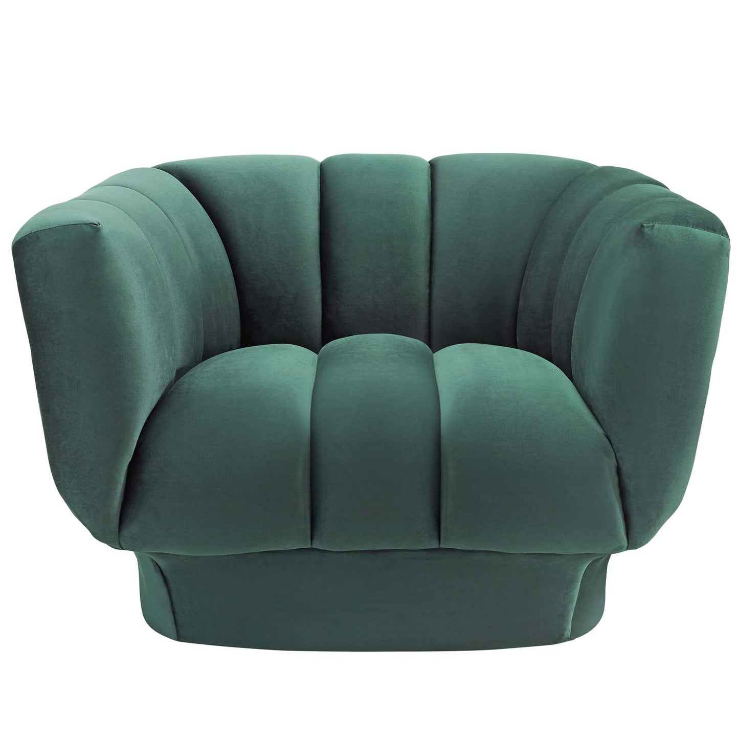 Modway Entertain Vertical Channel Tufted Performance Velvet Armchair | Armchairs | 