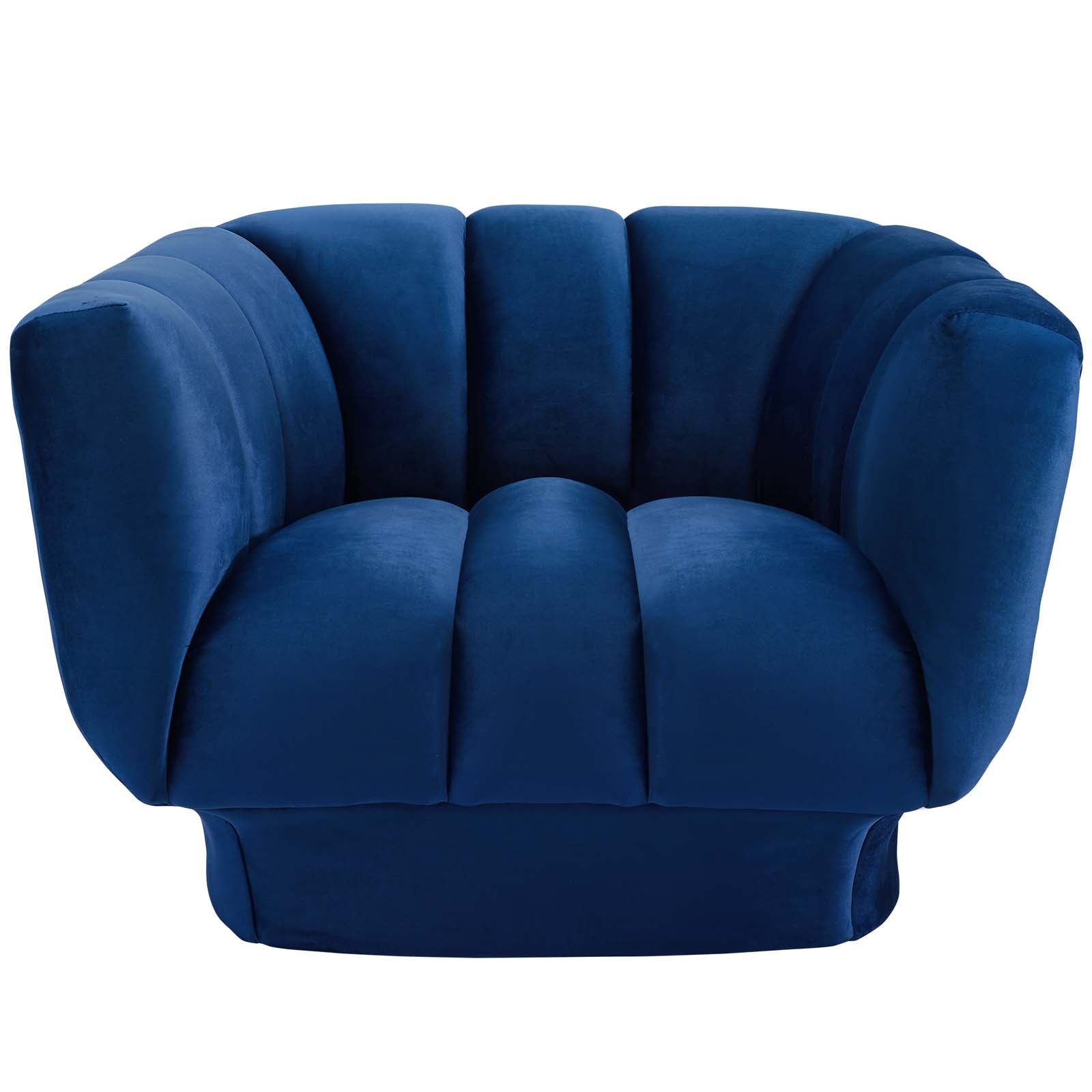 Modway Entertain Vertical Channel Tufted Performance Velvet Armchair | Armchairs | 