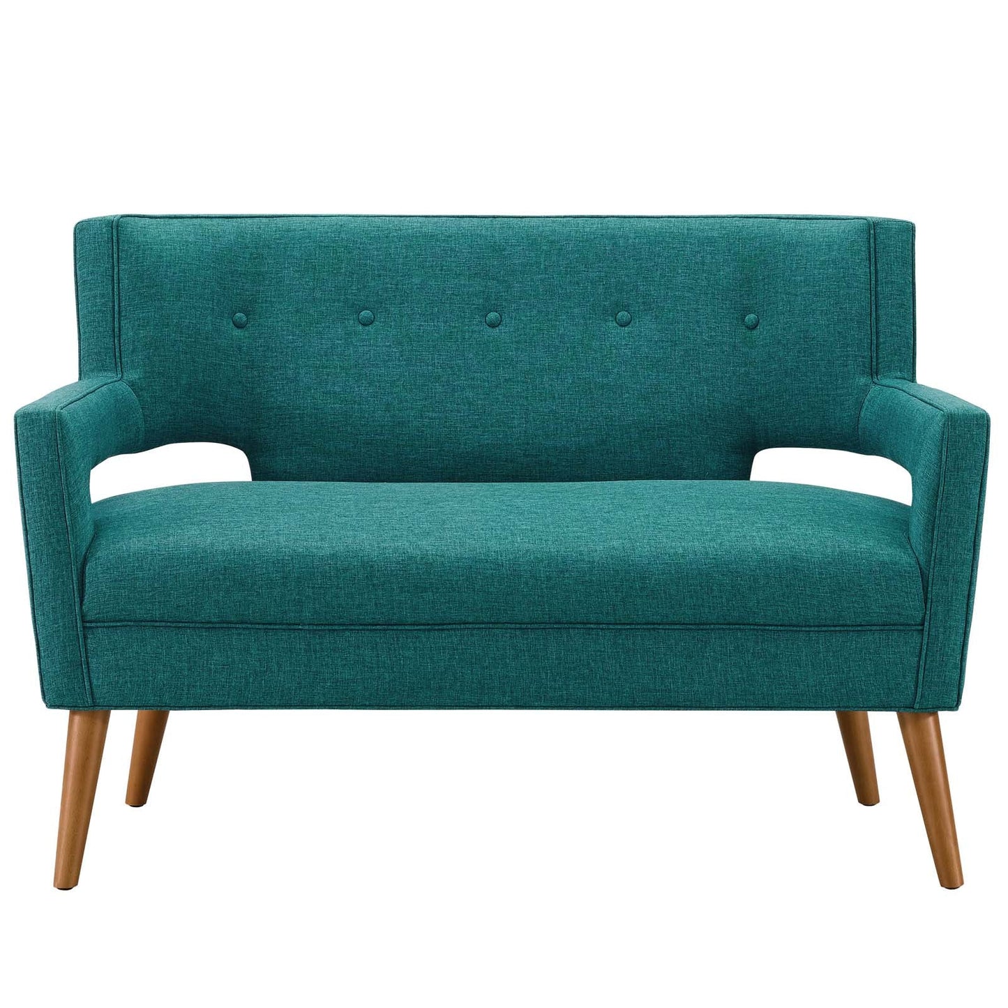 Modway Sheer Upholstered Fabric Loveseat | Loveseats | Modishstore-9