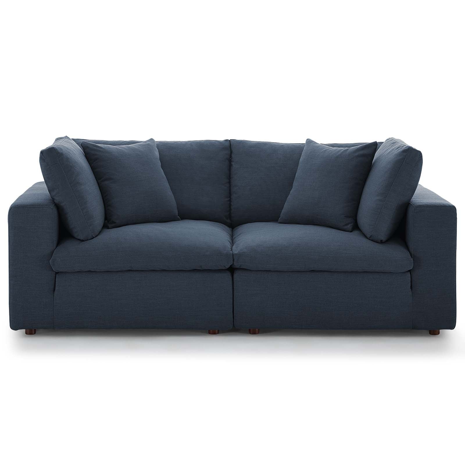 Modway Commix Down Filled Overstuffed 2 Piece Sectional Sofa Set | Sofas | 