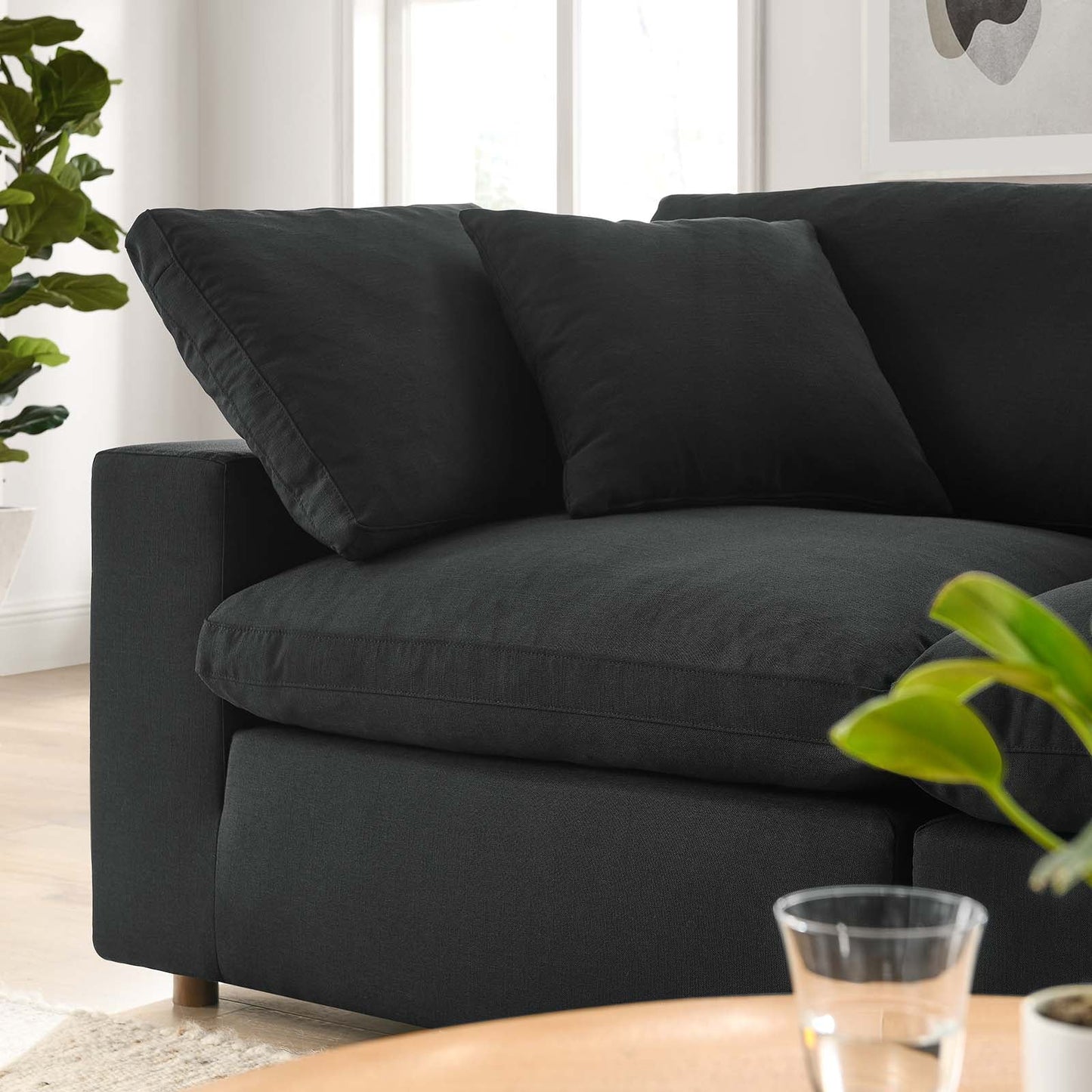 Modway Commix Down Filled Overstuffed 2 Piece Sectional Sofa Set | Sofas | 