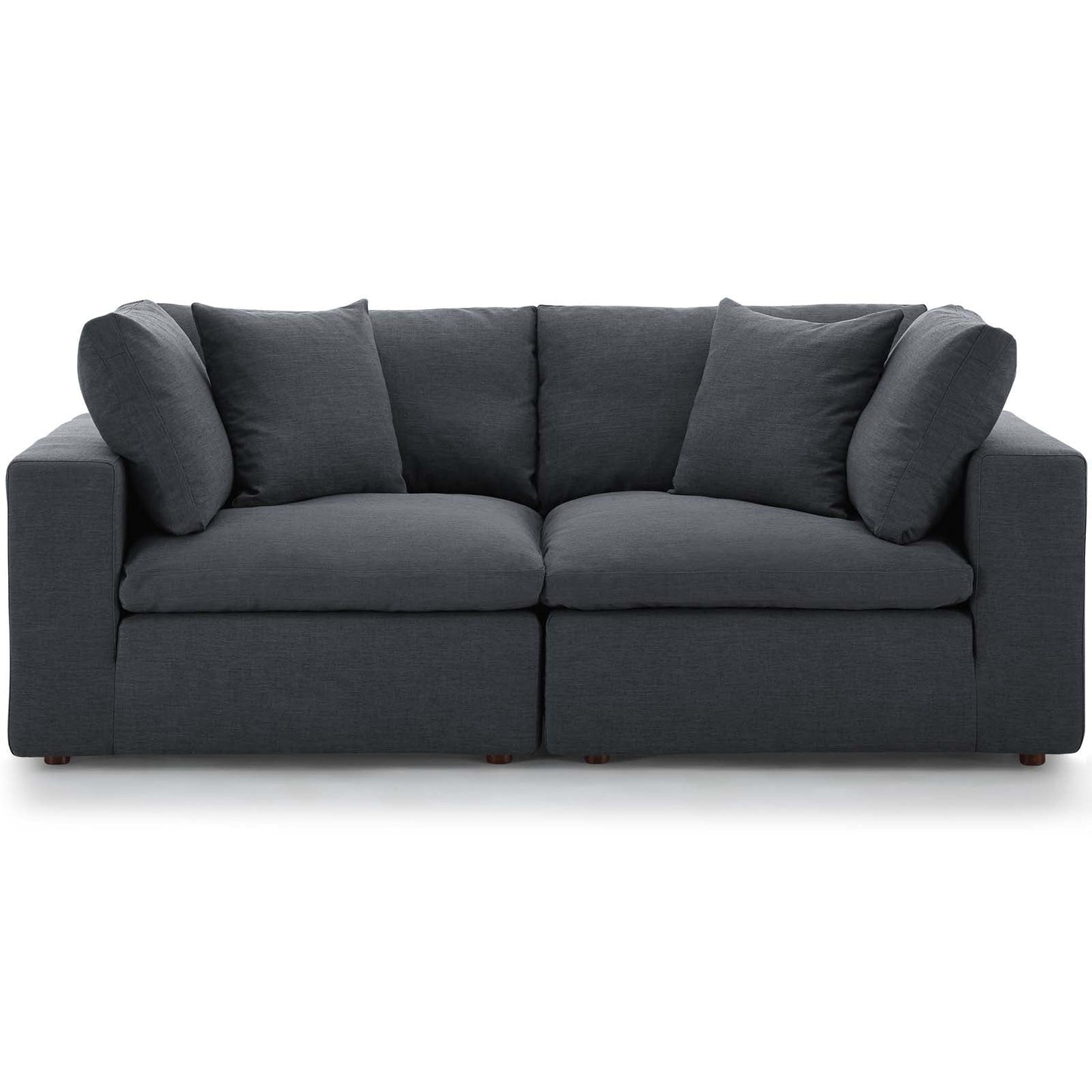 Modway Commix Down Filled Overstuffed 2 Piece Sectional Sofa Set | Sofas | 