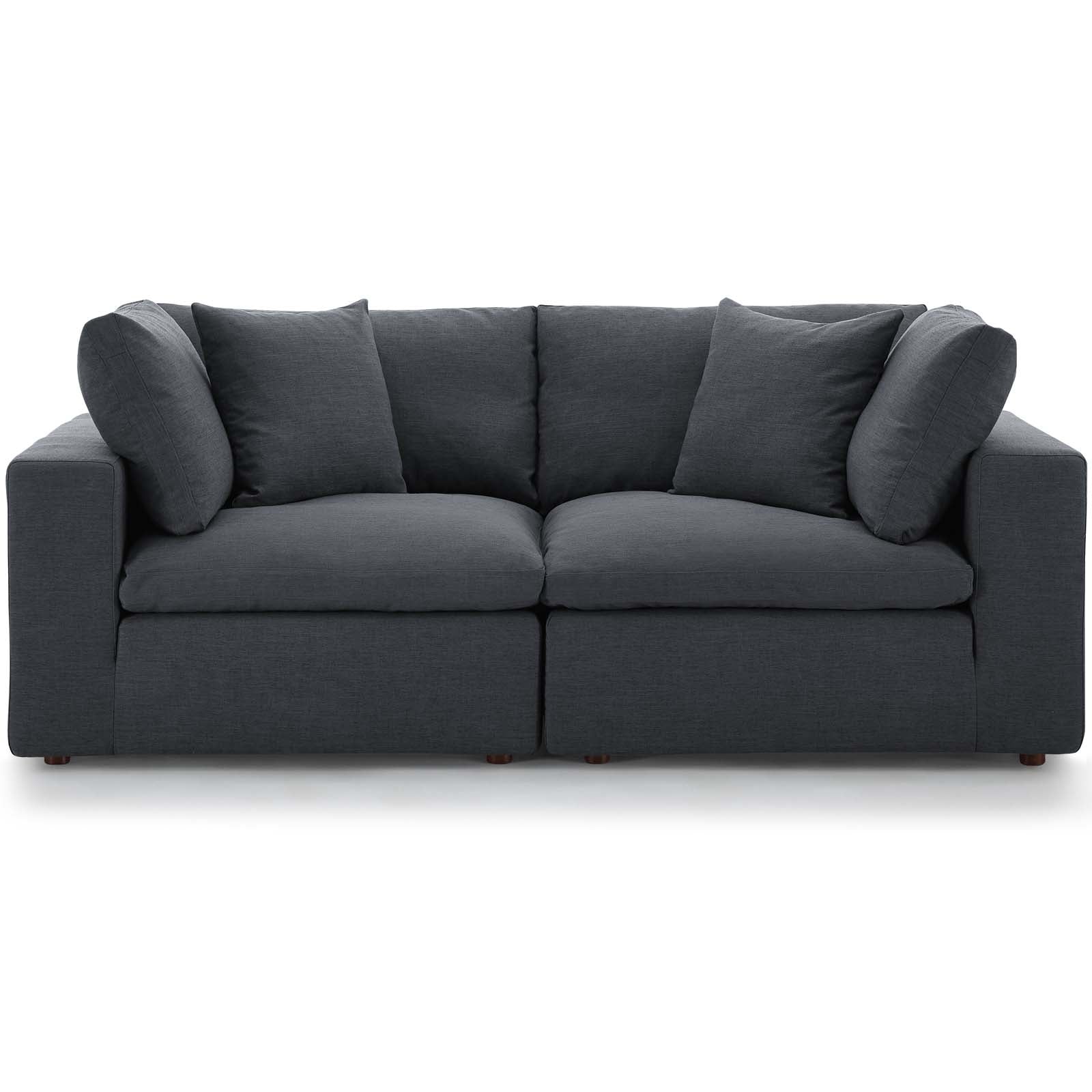 Modway Commix Down Filled Overstuffed 2 Piece Sectional Sofa Set | Sofas | 