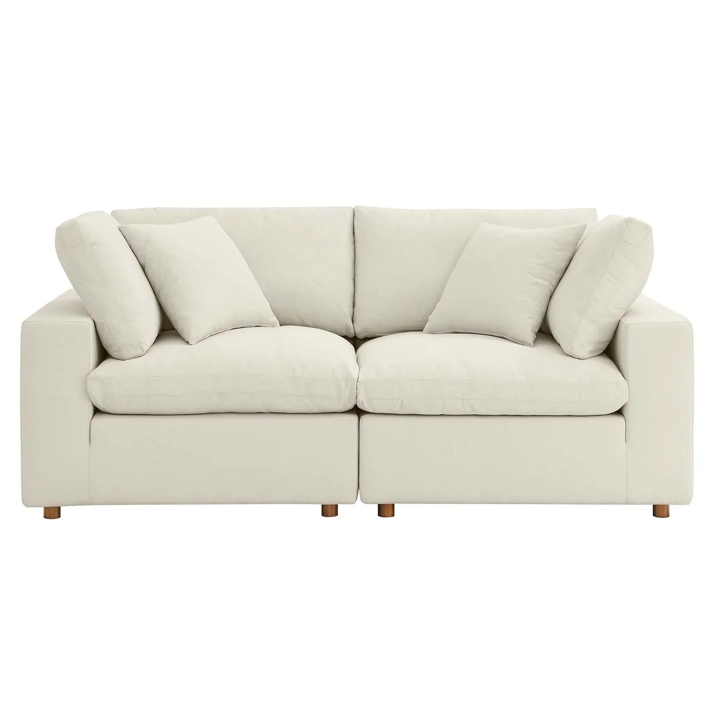 Modway Commix Down Filled Overstuffed 2 Piece Sectional Sofa Set | Sofas | 