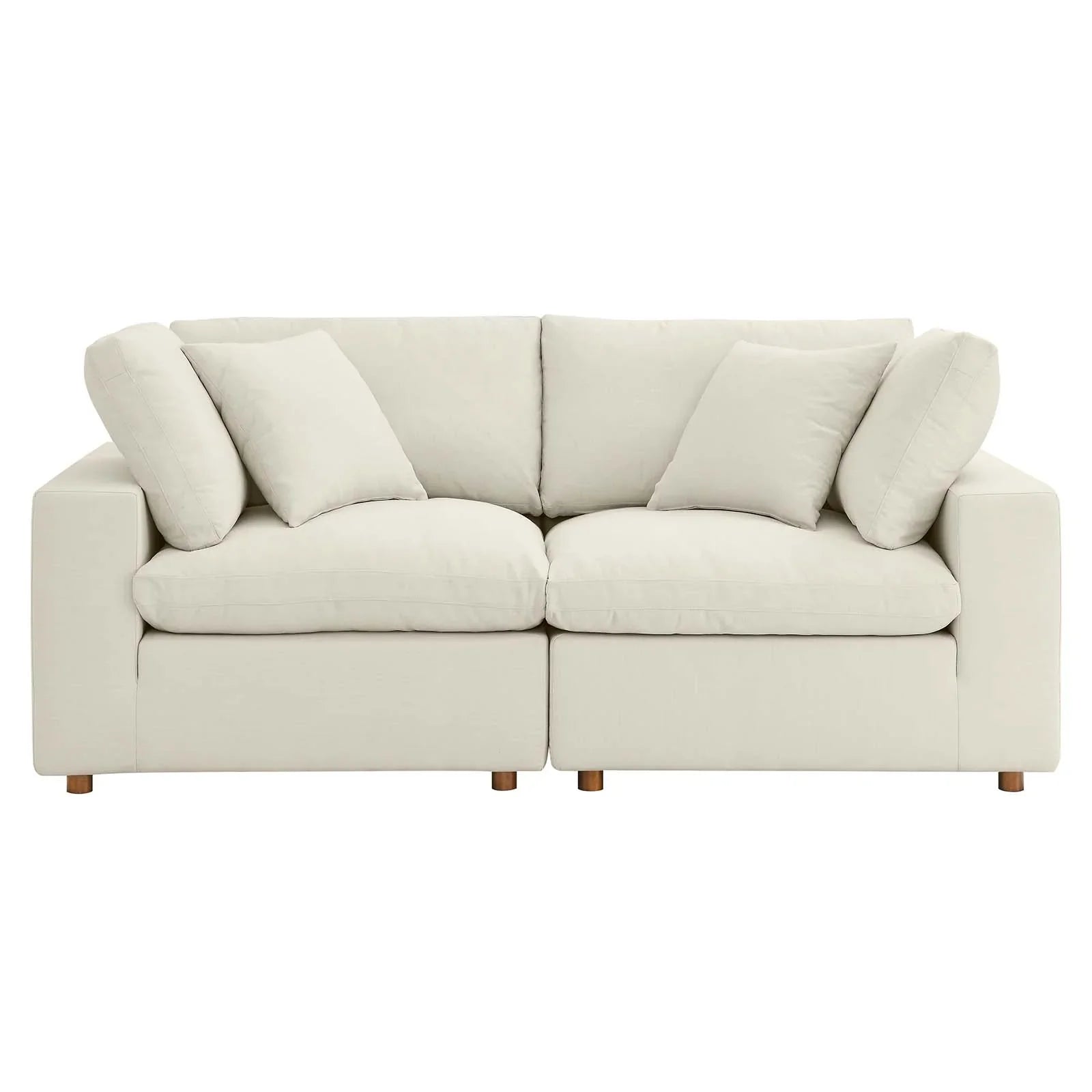 Modway Commix Down Filled Overstuffed 2 Piece Sectional Sofa Set | Sofas | 